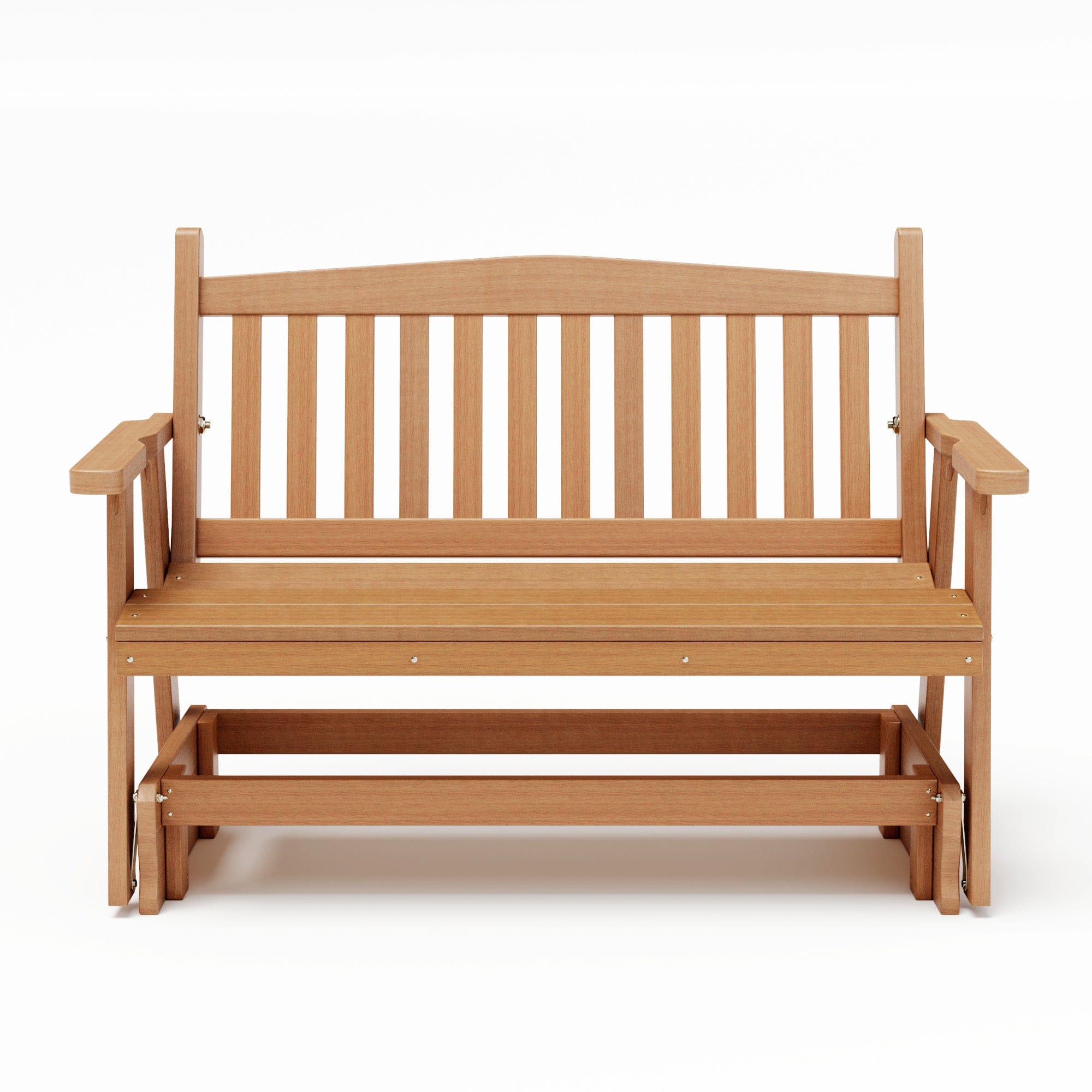 SimplyPoly Amish Made Mission Recycled Plastic Porch Glider