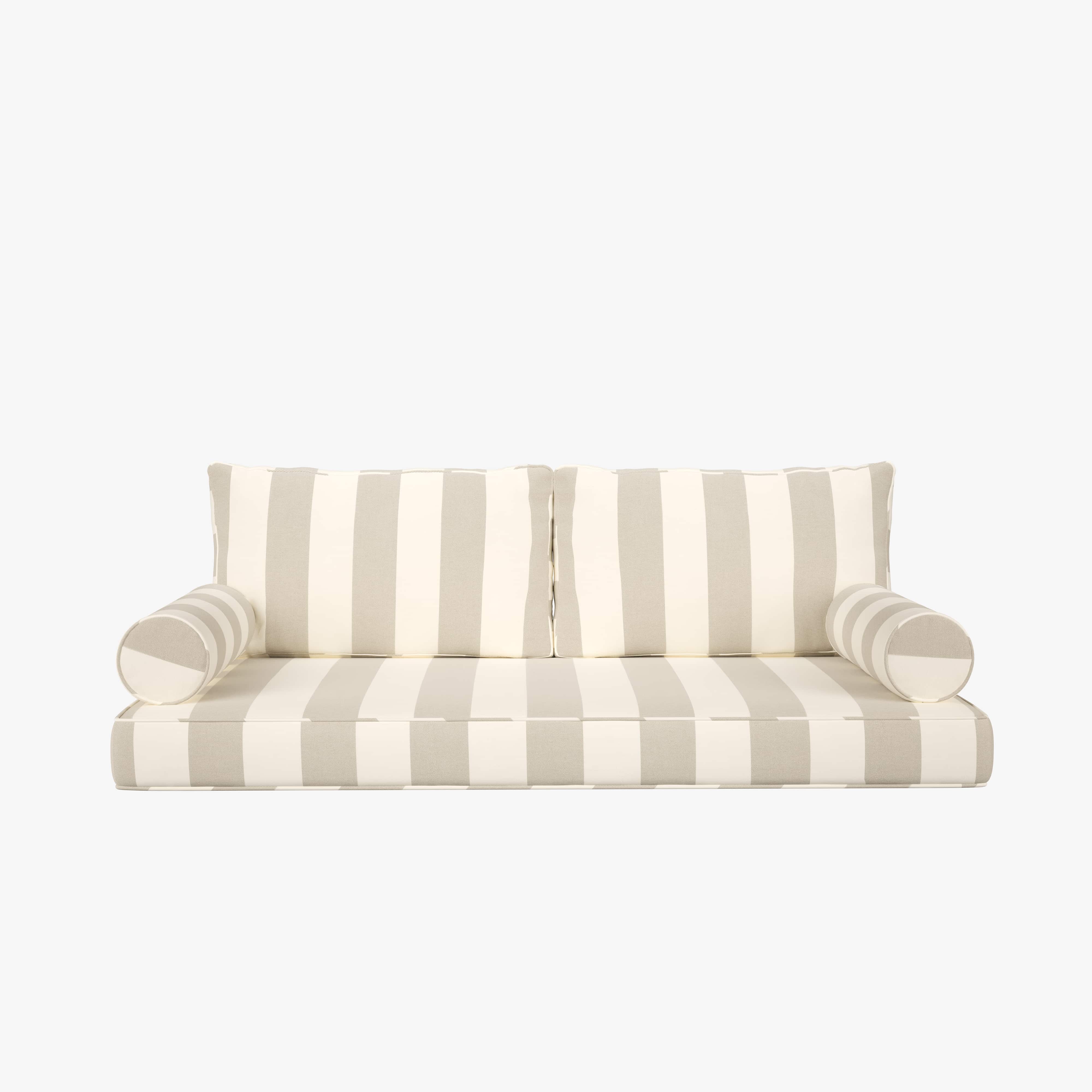Cushion Perfect Sunbrella Swing Bed Mattress And Pillows, Style 4