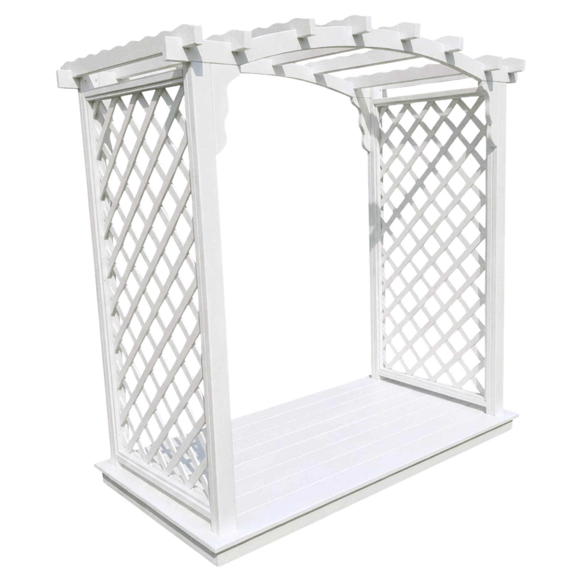 Heritage Lawncraft Newberry Pressure Treated Wooden Garden Arbor