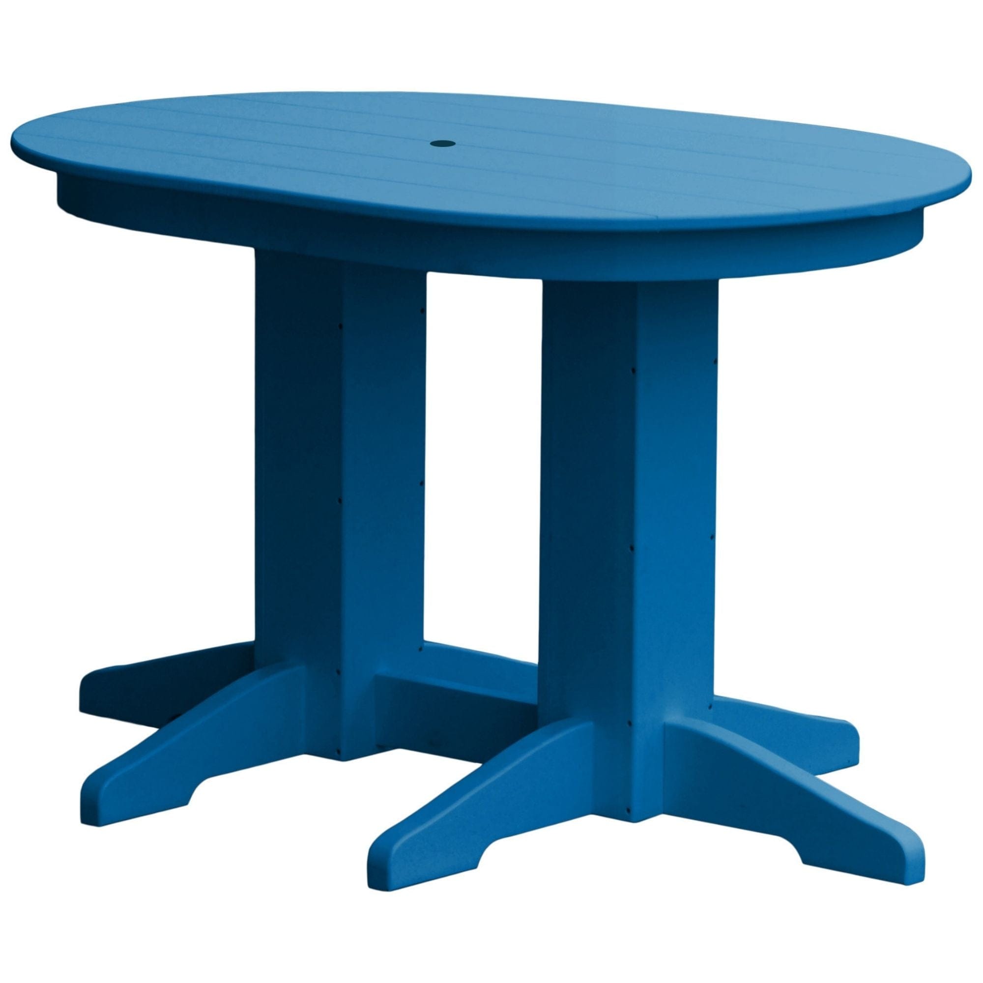 Keystone Amish Co. Poly Composite Oval Outdoor Counter Height Table