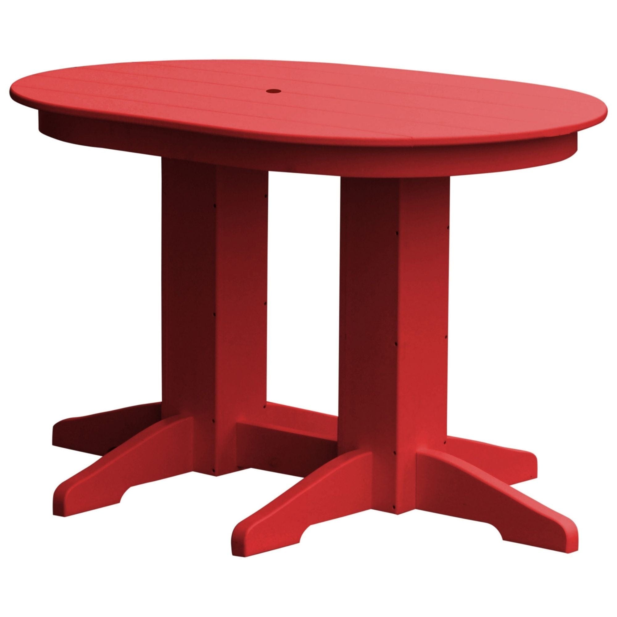 Keystone Amish Co. Poly Composite Oval Outdoor Counter Height Table