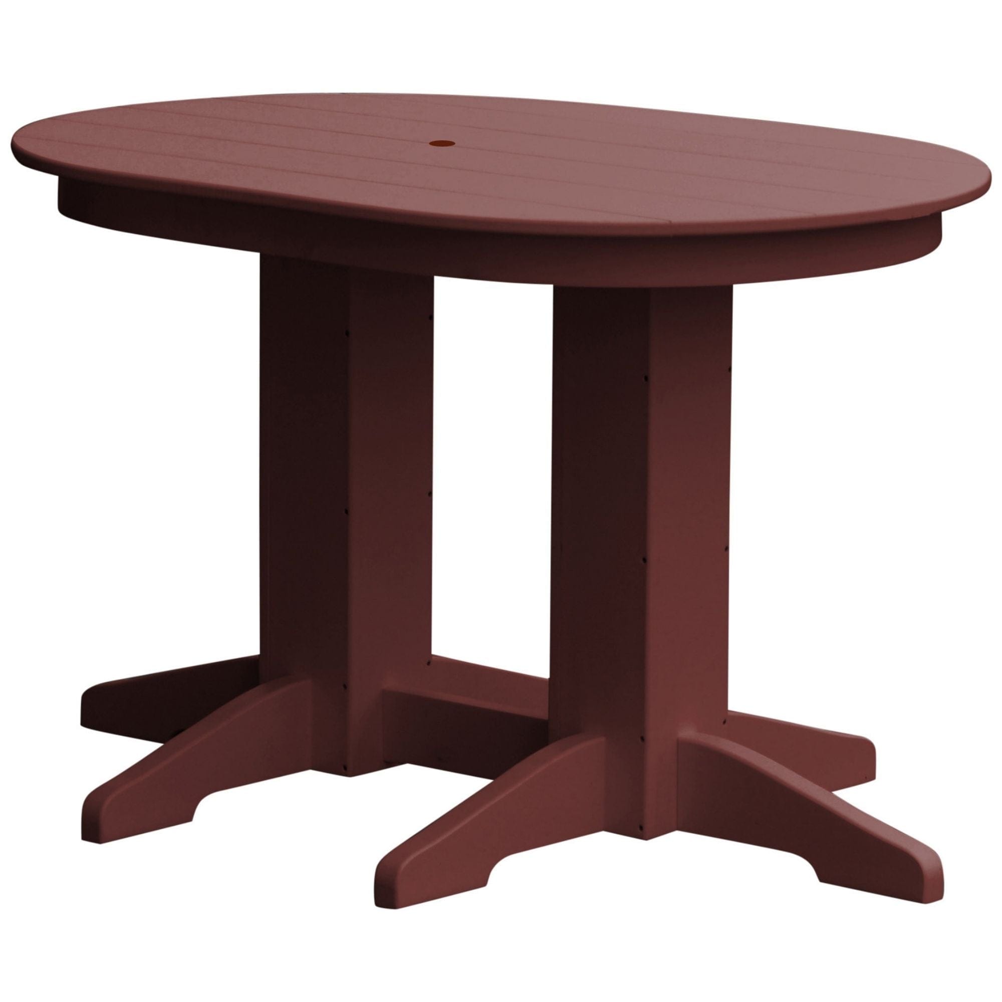 Keystone Amish Co. Poly Composite Oval Outdoor Counter Height Table