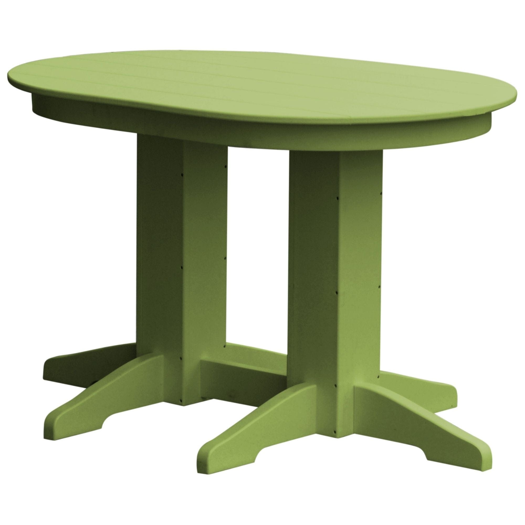 Keystone Amish Co. Poly Composite Oval Outdoor Counter Height Table