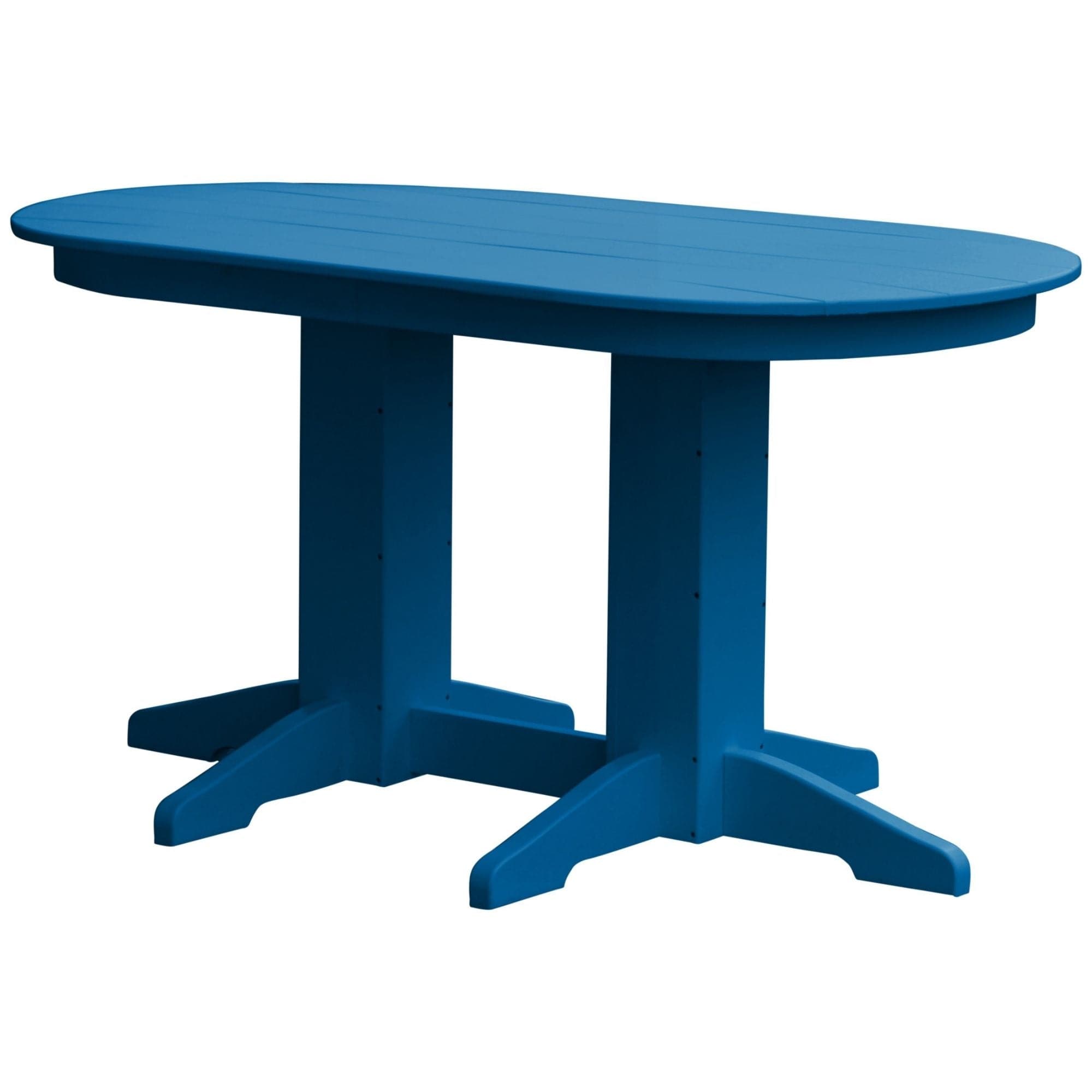 Keystone Amish Co. Poly Composite Oval Outdoor Counter Height Table