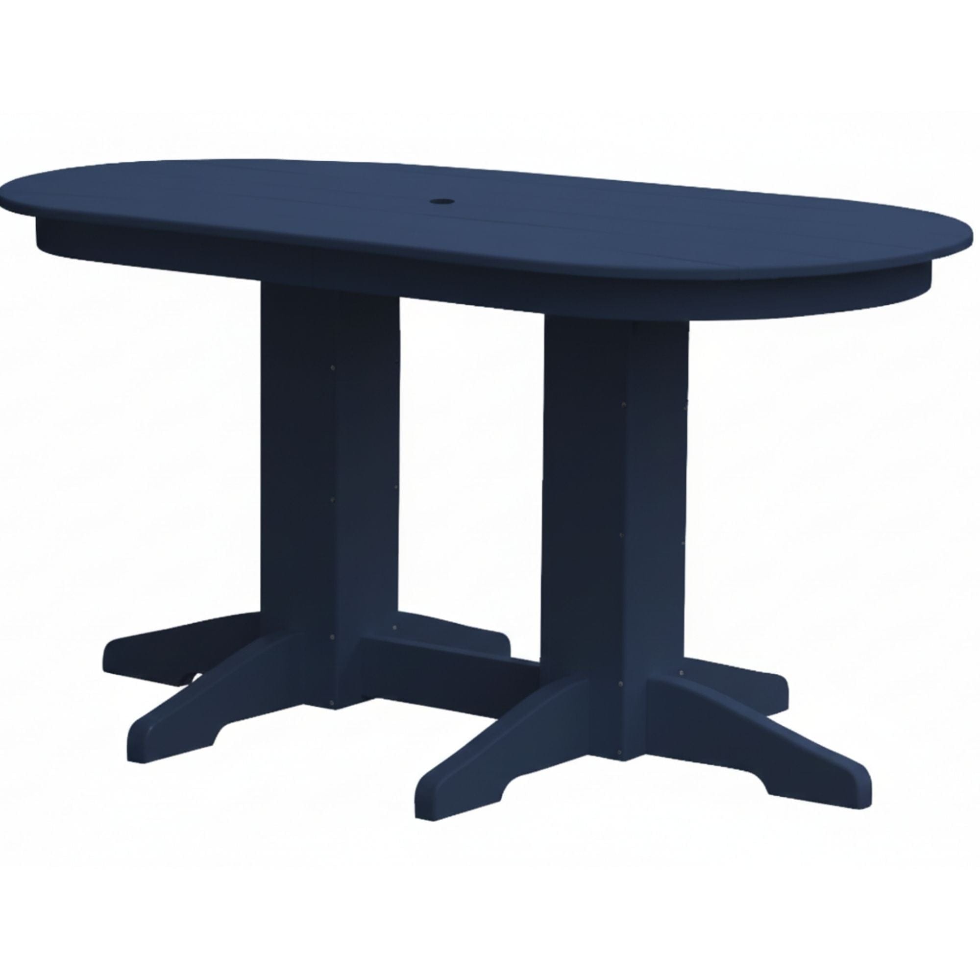 Keystone Amish Co. Poly Composite Oval Outdoor Counter Height Table