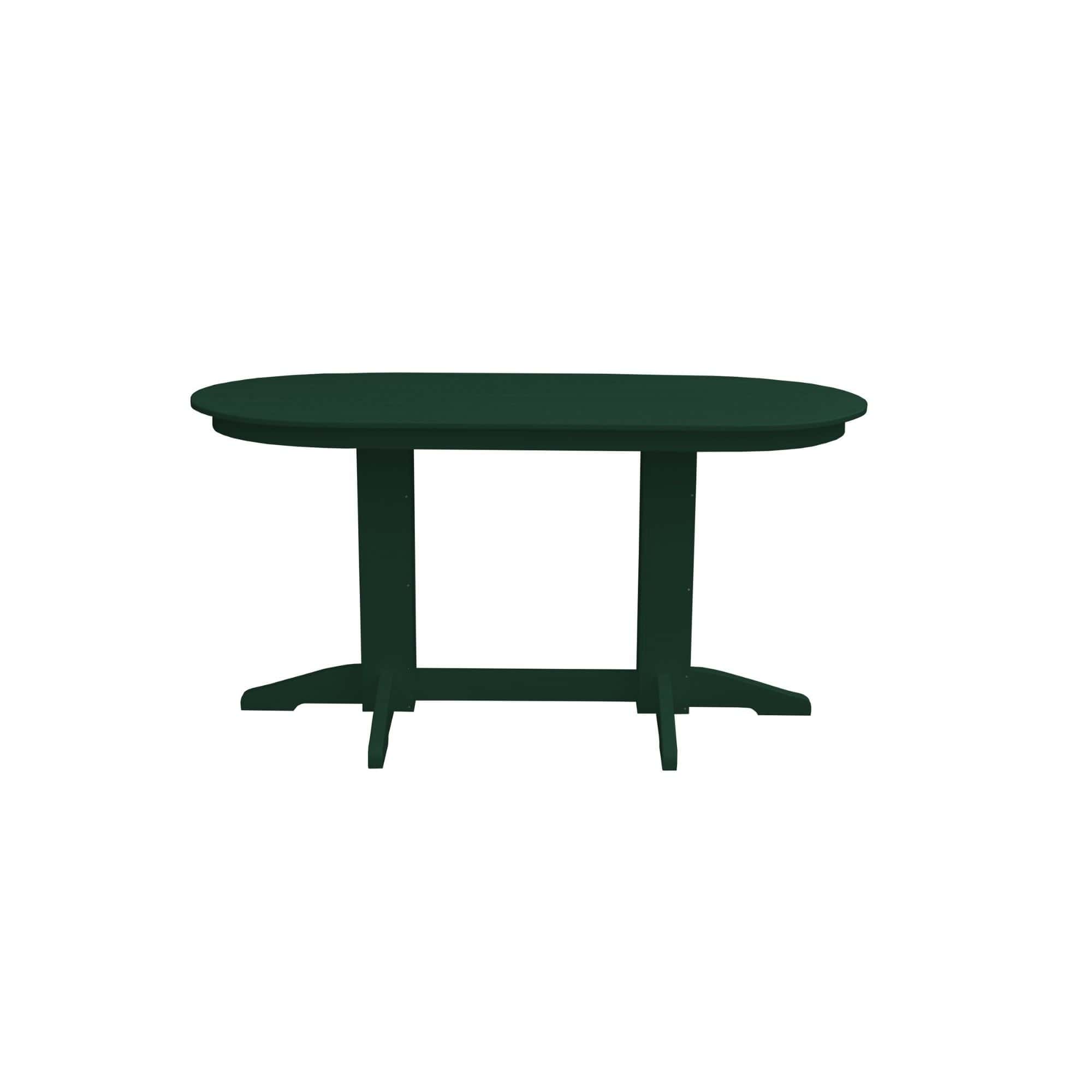 Keystone Amish Co. Poly Composite Oval Outdoor Counter Height Table