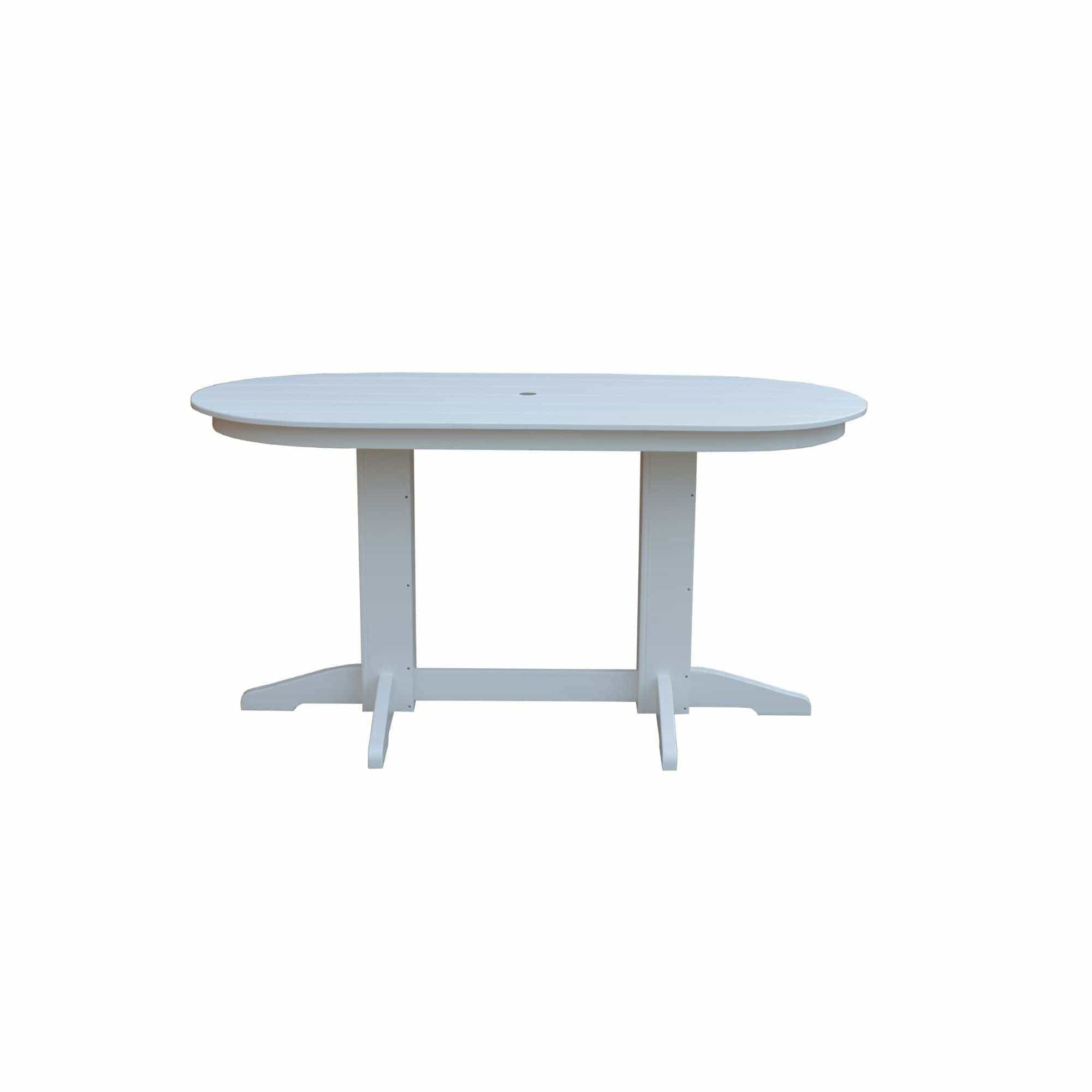Keystone Amish Co. Poly Composite Oval Outdoor Counter Height Table