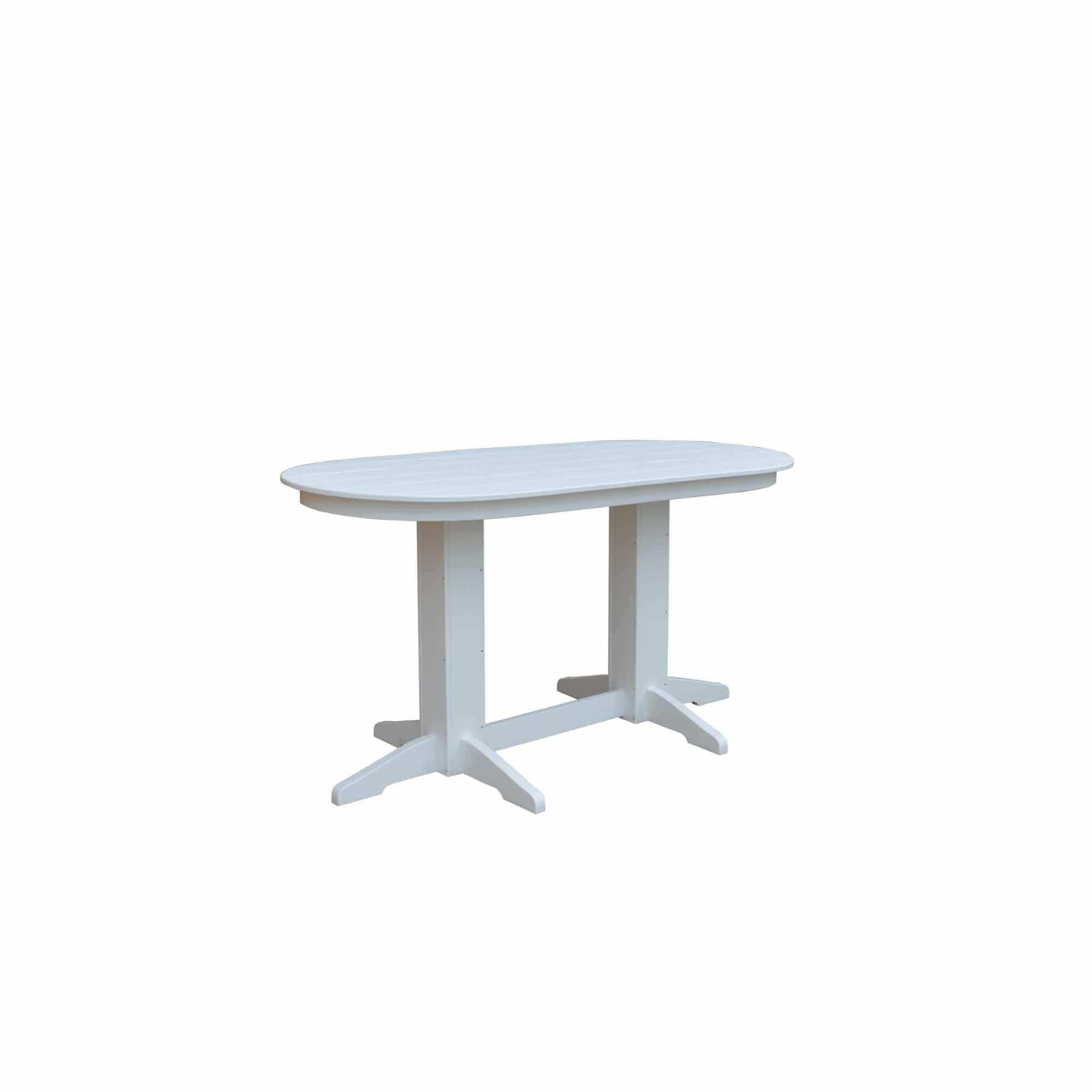 Keystone Amish Co. Poly Composite Oval Outdoor Counter Height Table