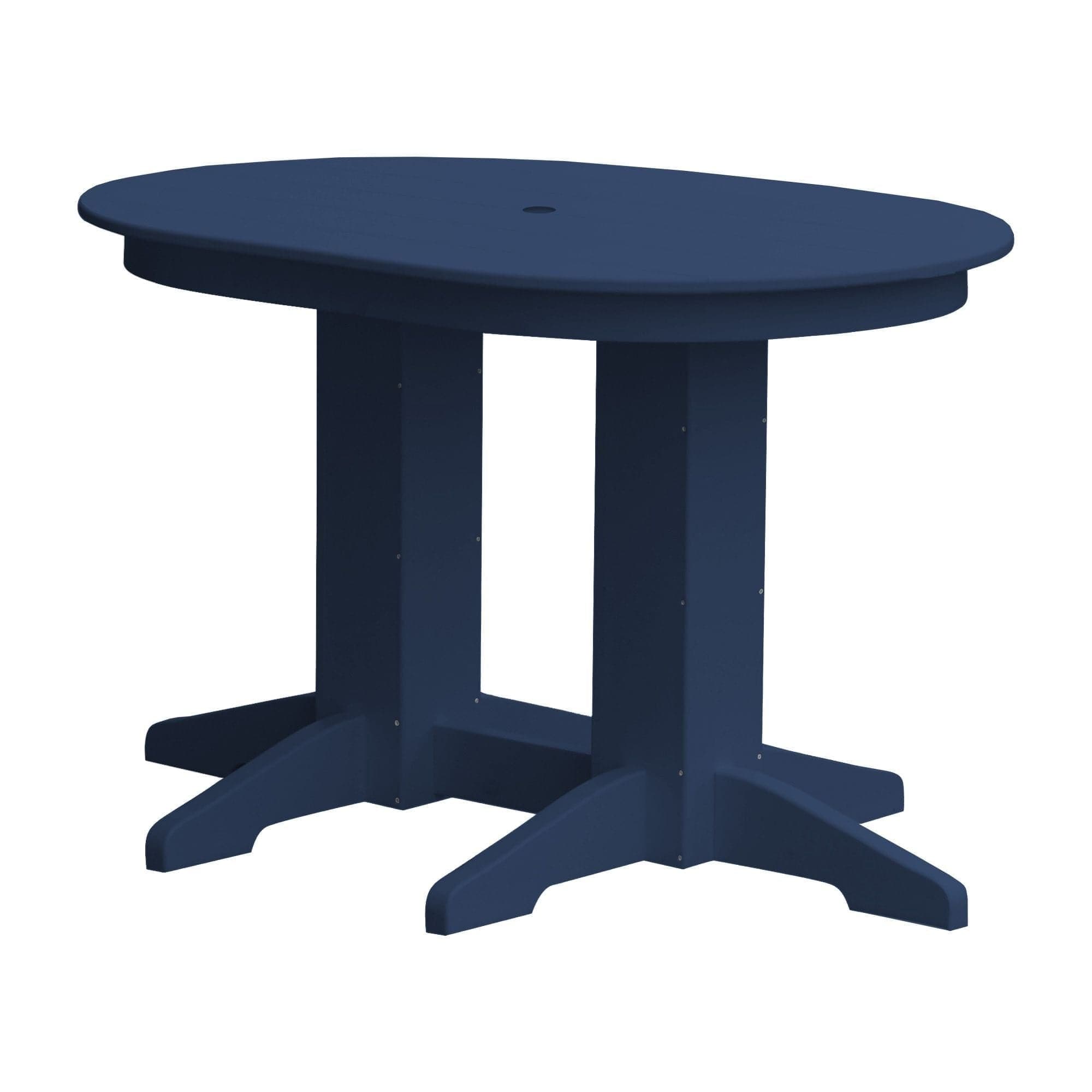 Keystone Amish Co. Poly Composite Oval Outdoor Dining Table