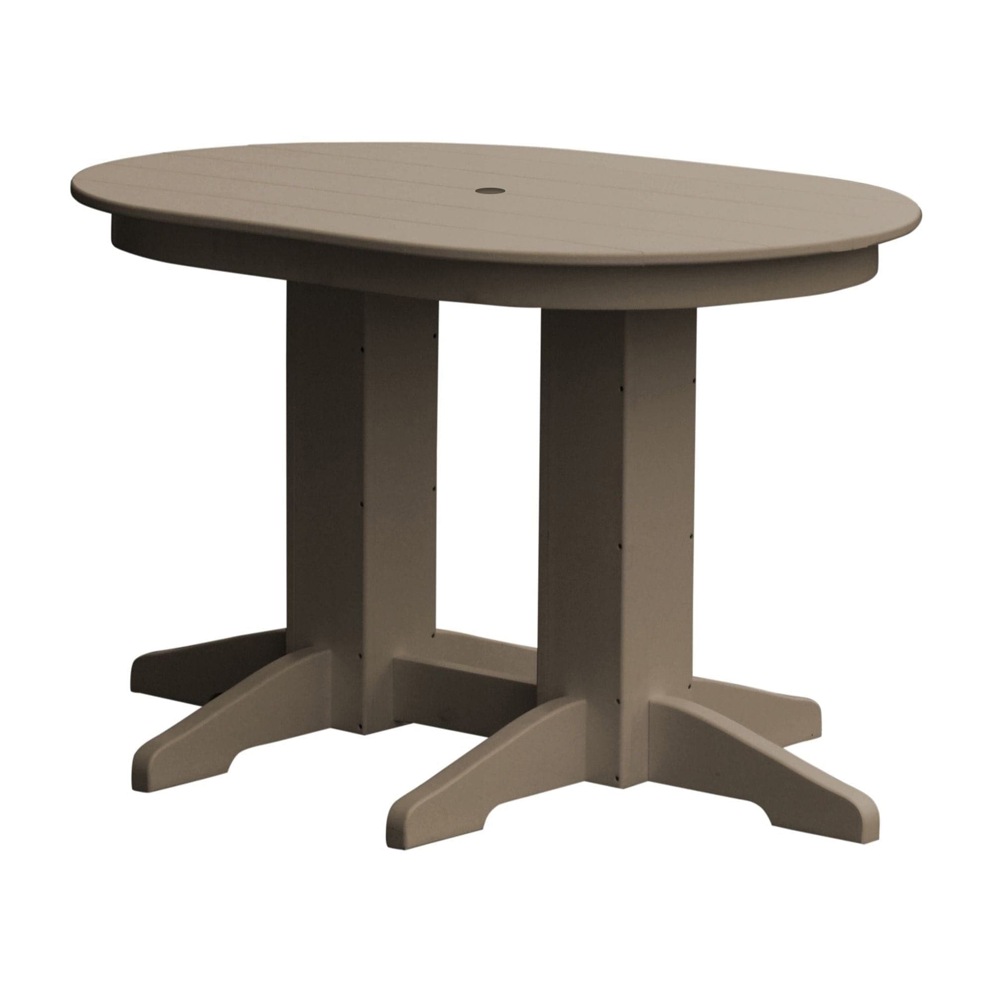 Keystone Amish Co. Poly Composite Oval Outdoor Dining Table