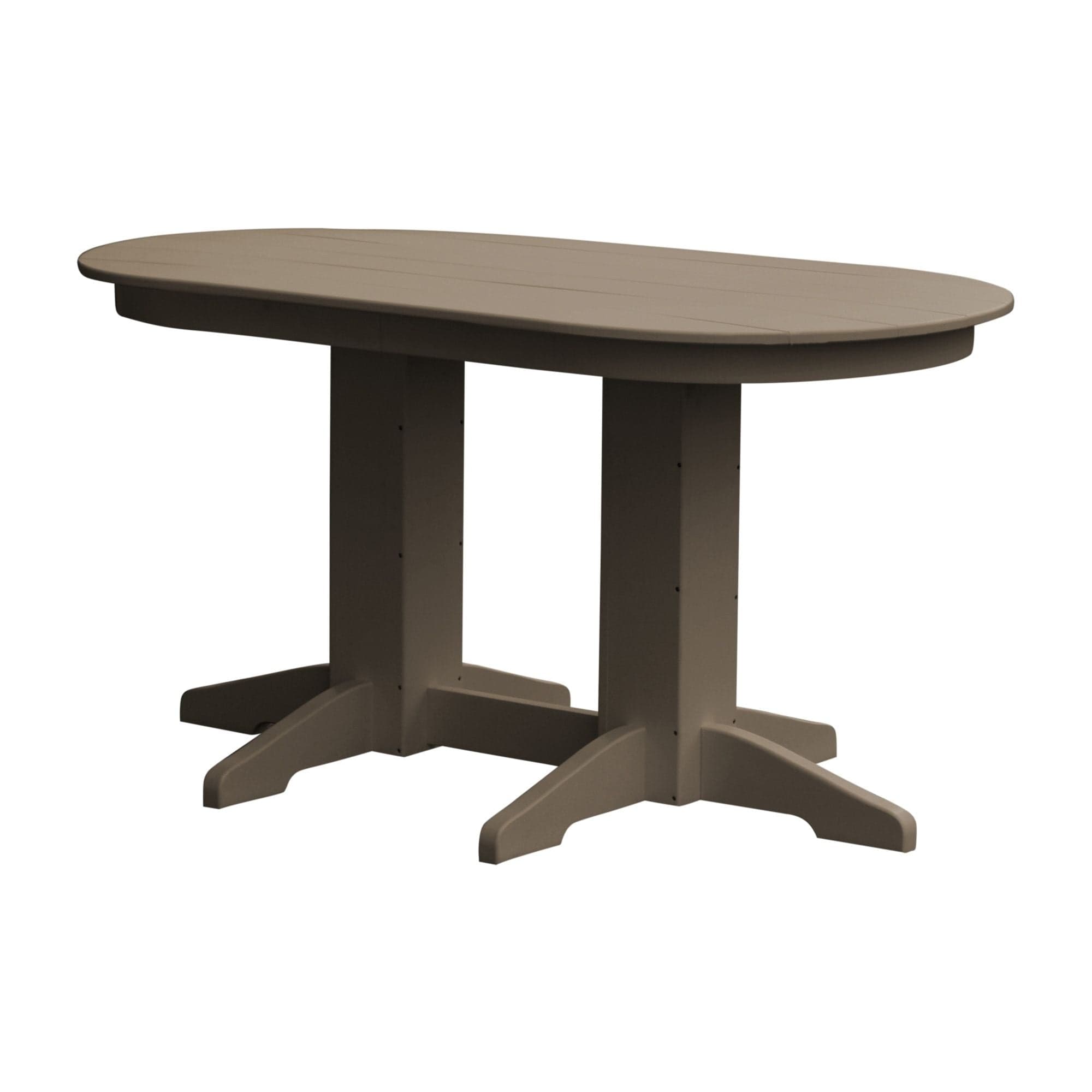 Keystone Amish Co. Poly Composite Oval Outdoor Dining Table