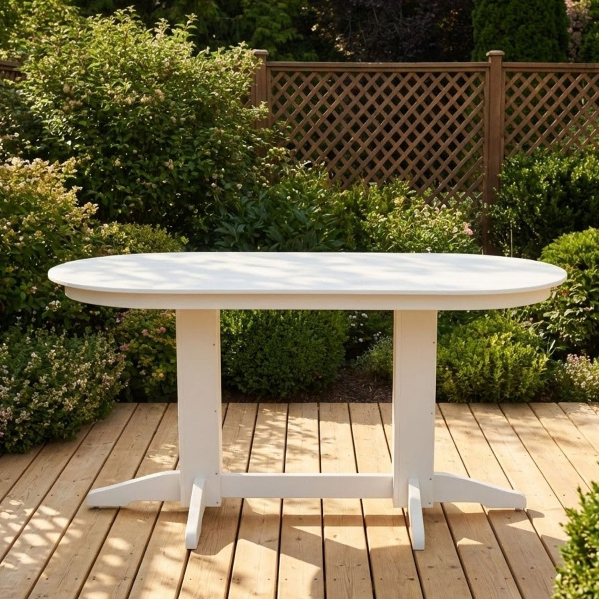 Keystone Amish Co. Poly Composite Oval Outdoor Dining Table