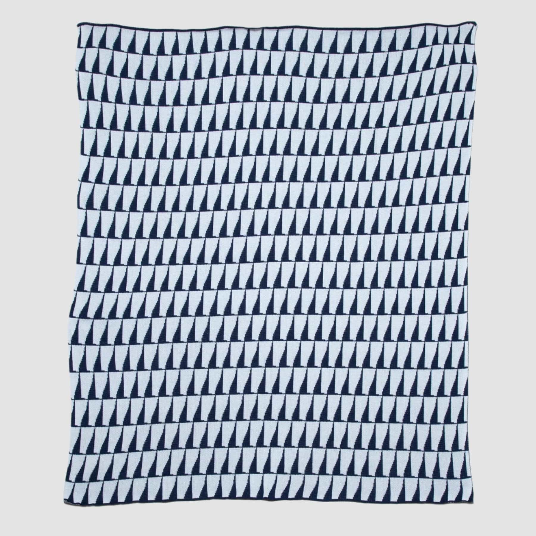 Indoor | Outdoor Sustainable Knit Throw Blanket - Poly Tikku by Petra Kaksonen