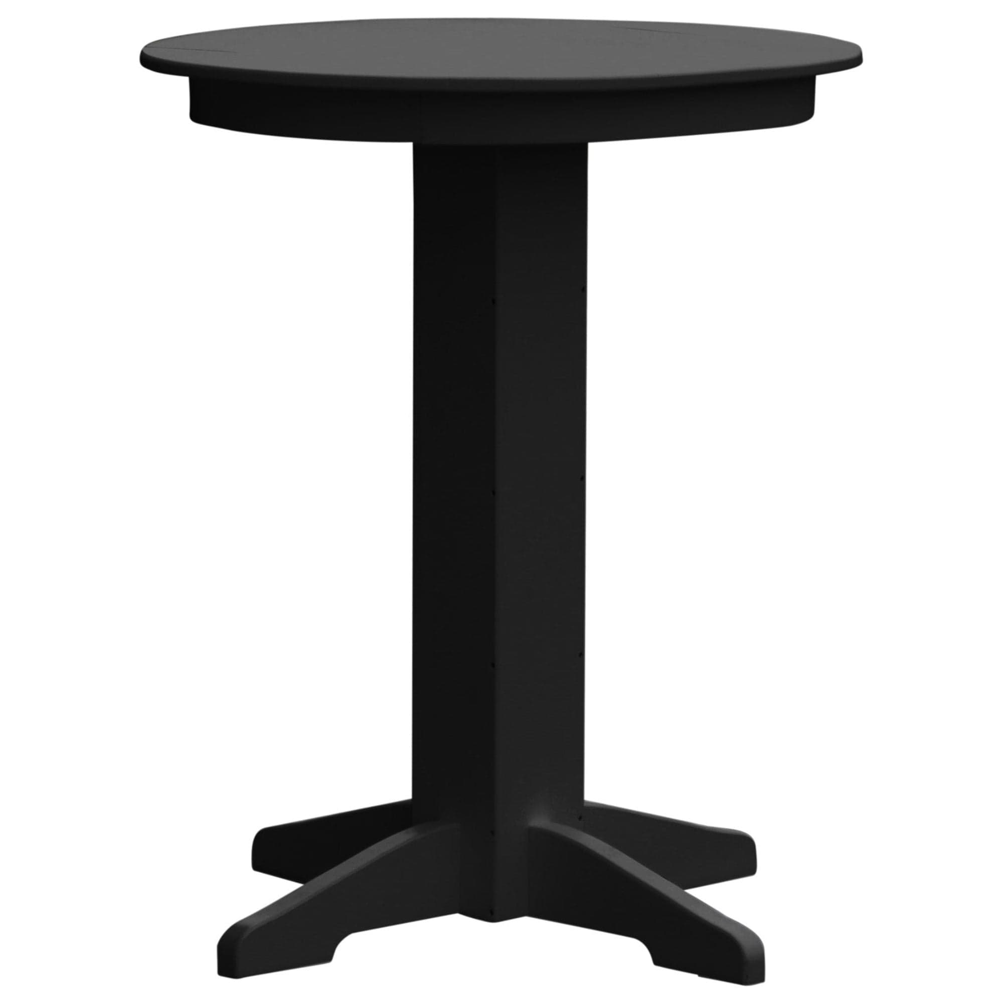 Keystone Amish Co. Poly Composite Round Outdoor Bar Height Table