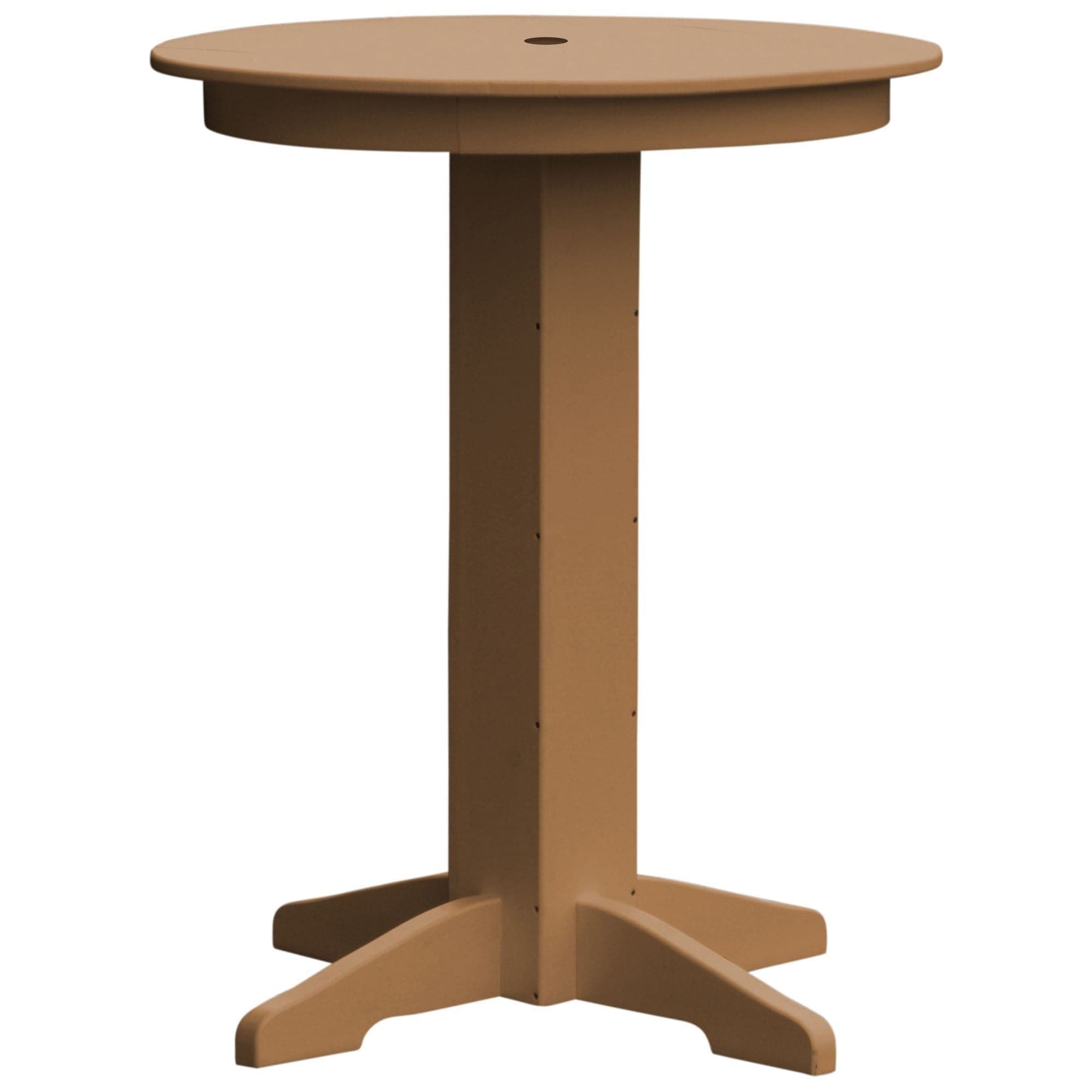 Keystone Amish Co. Poly Composite Round Outdoor Bar Height Table