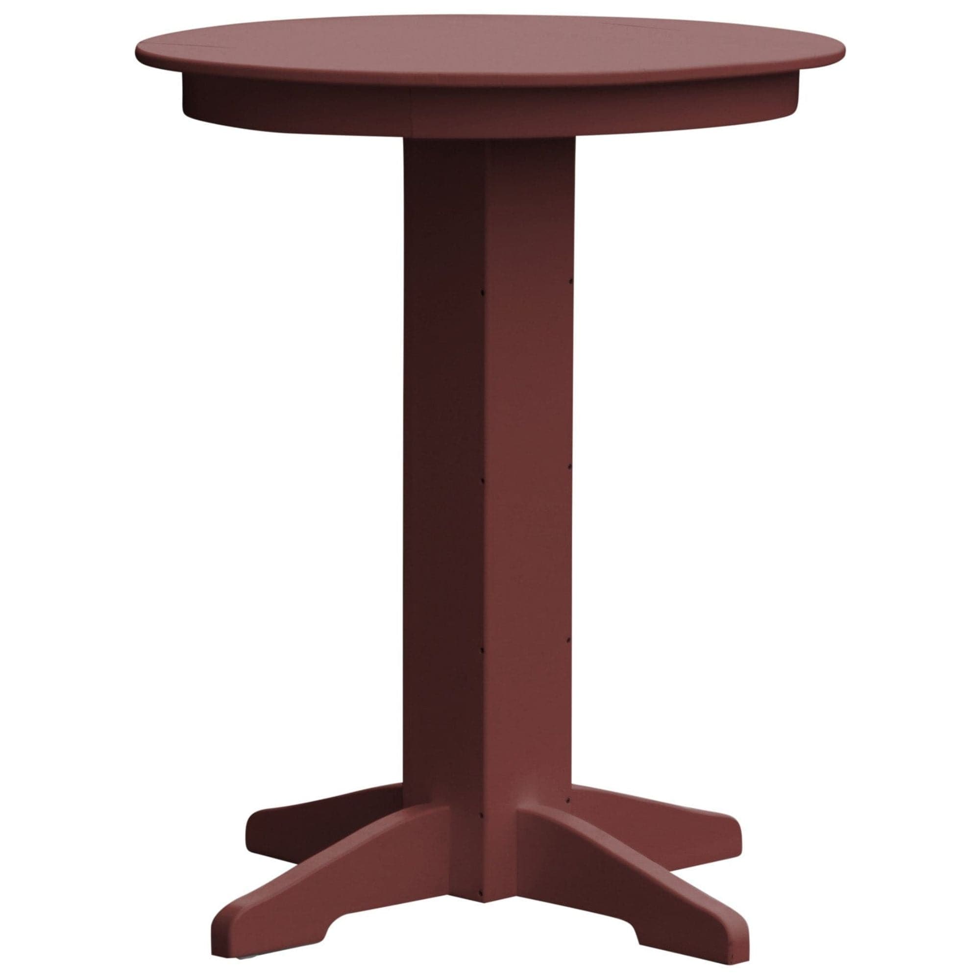 Keystone Amish Co. Poly Composite Round Outdoor Bar Height Table