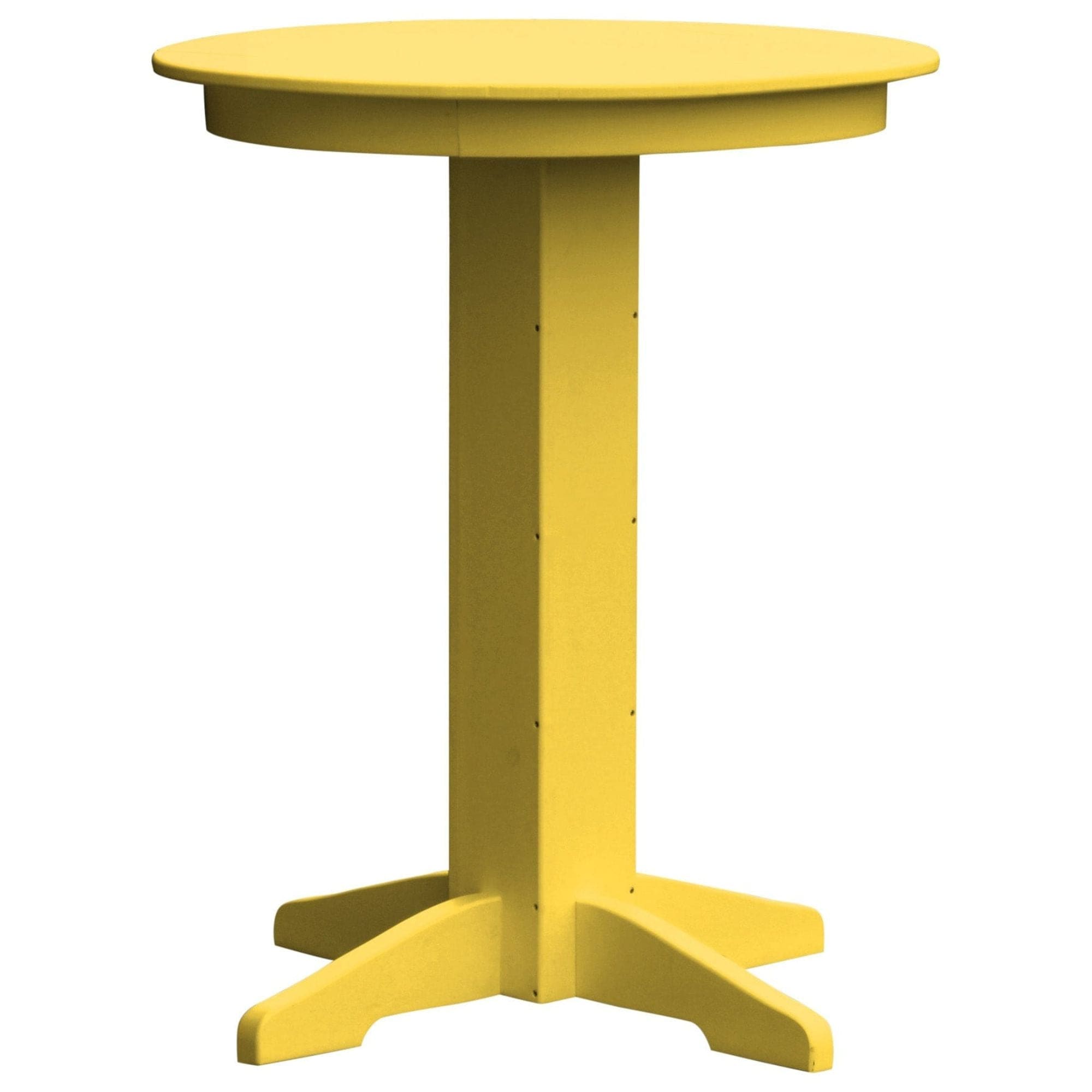 Keystone Amish Co. Poly Composite Round Outdoor Bar Height Table