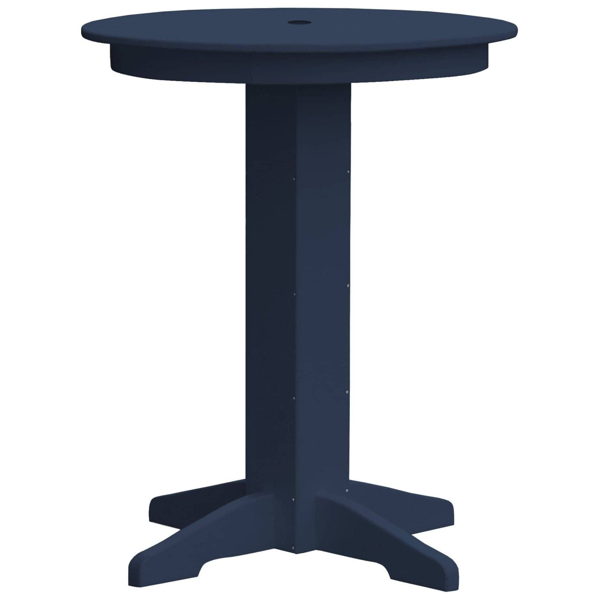 Keystone Amish Co. Poly Composite Round Outdoor Bar Height Table