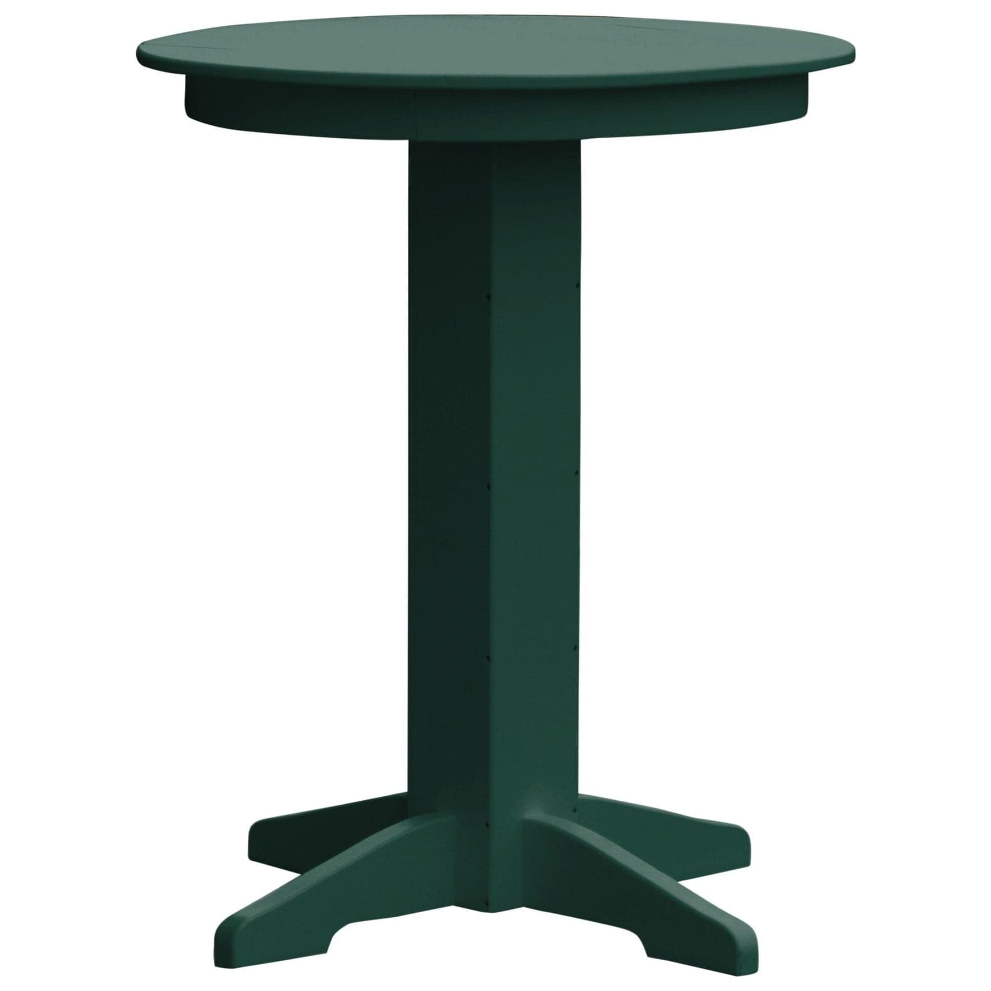 Keystone Amish Co. Poly Composite Round Outdoor Bar Height Table