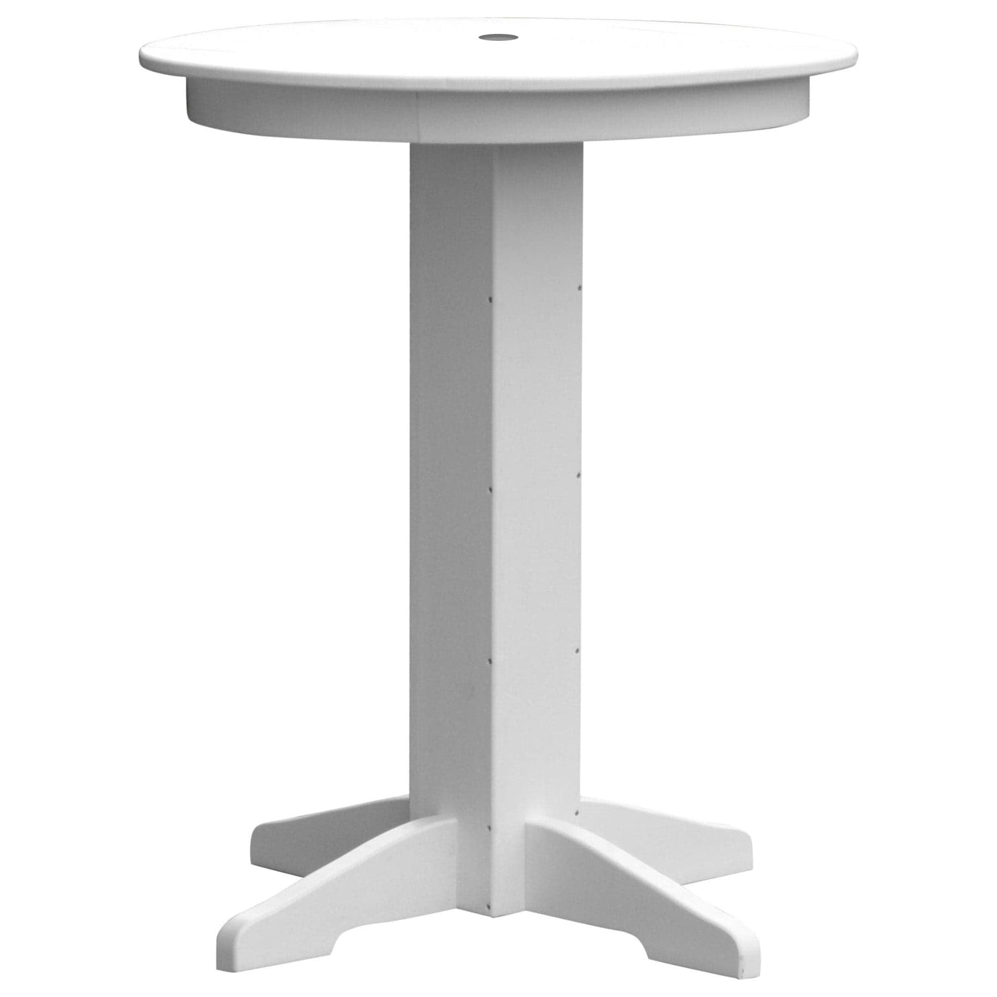 Keystone Amish Co. Poly Composite Round Outdoor Bar Height Table