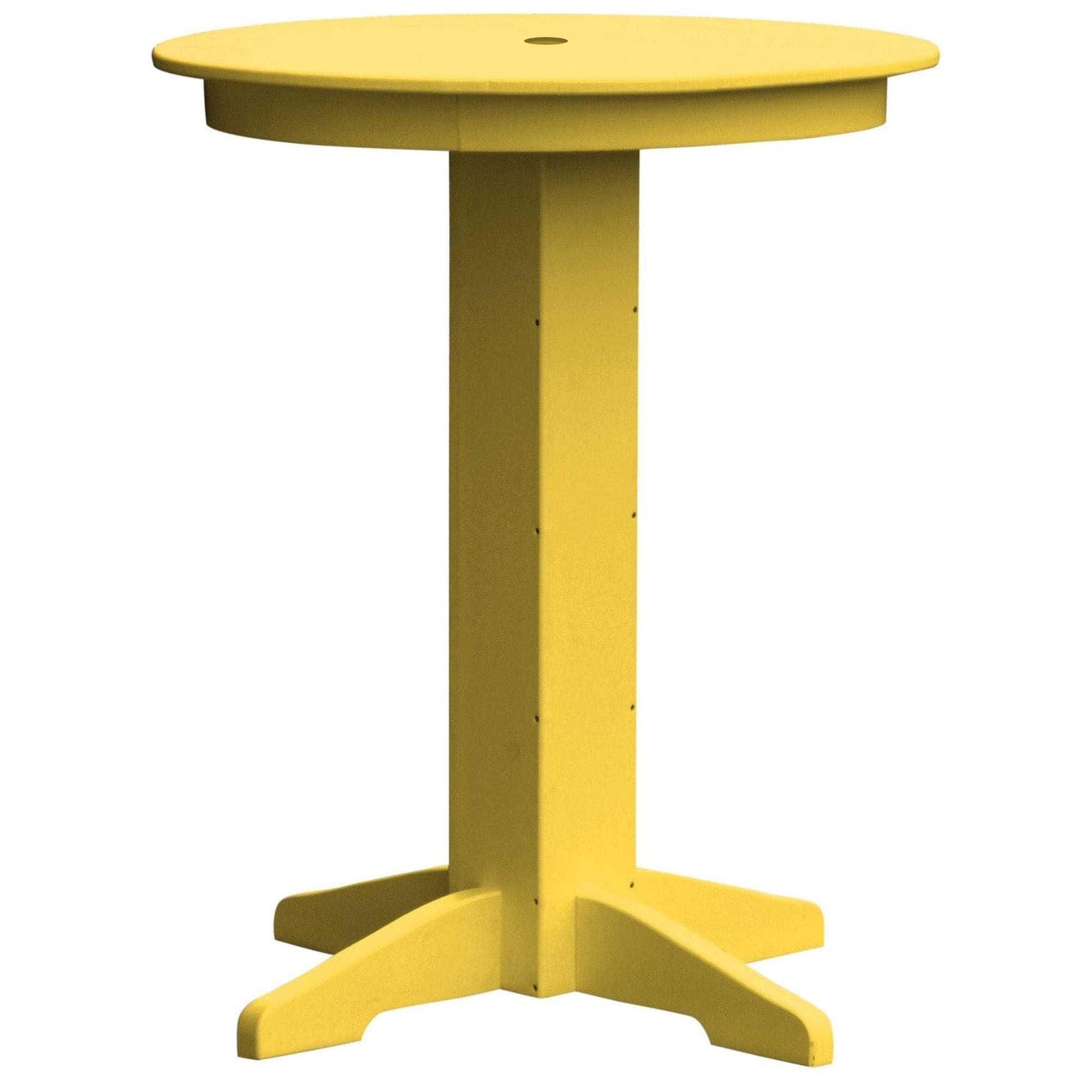 Keystone Amish Co. Poly Composite Round Outdoor Bar Height Table