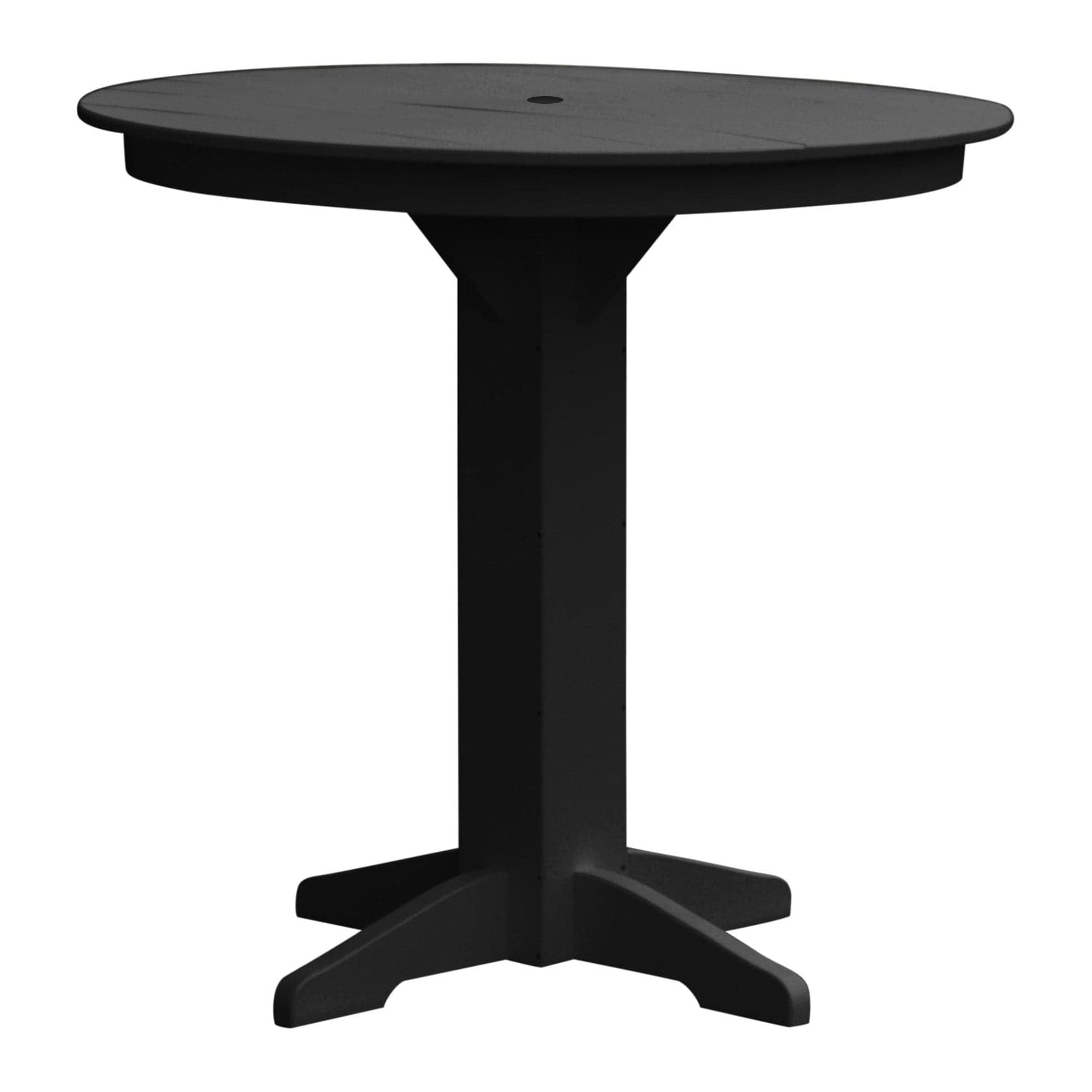 Keystone Amish Co. Poly Composite Round Outdoor Bar Height Table