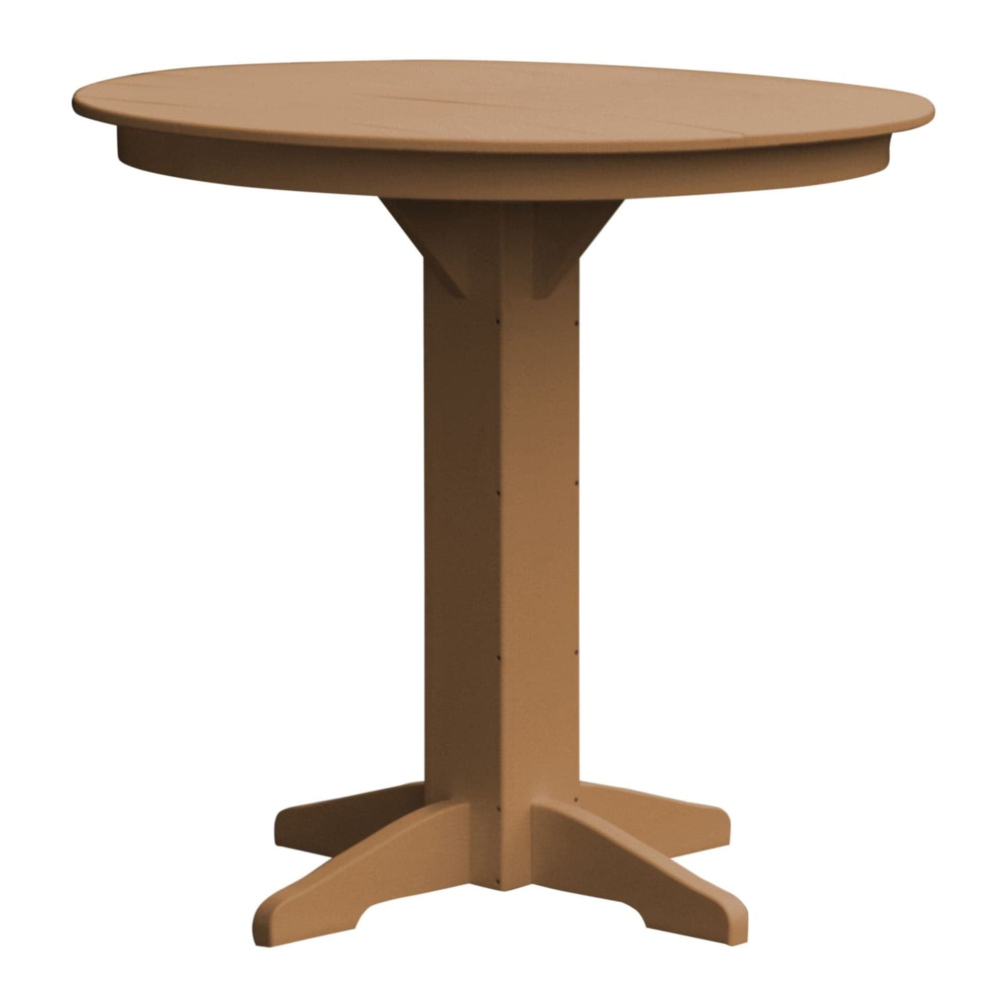 Keystone Amish Co. Poly Composite Round Outdoor Bar Height Table