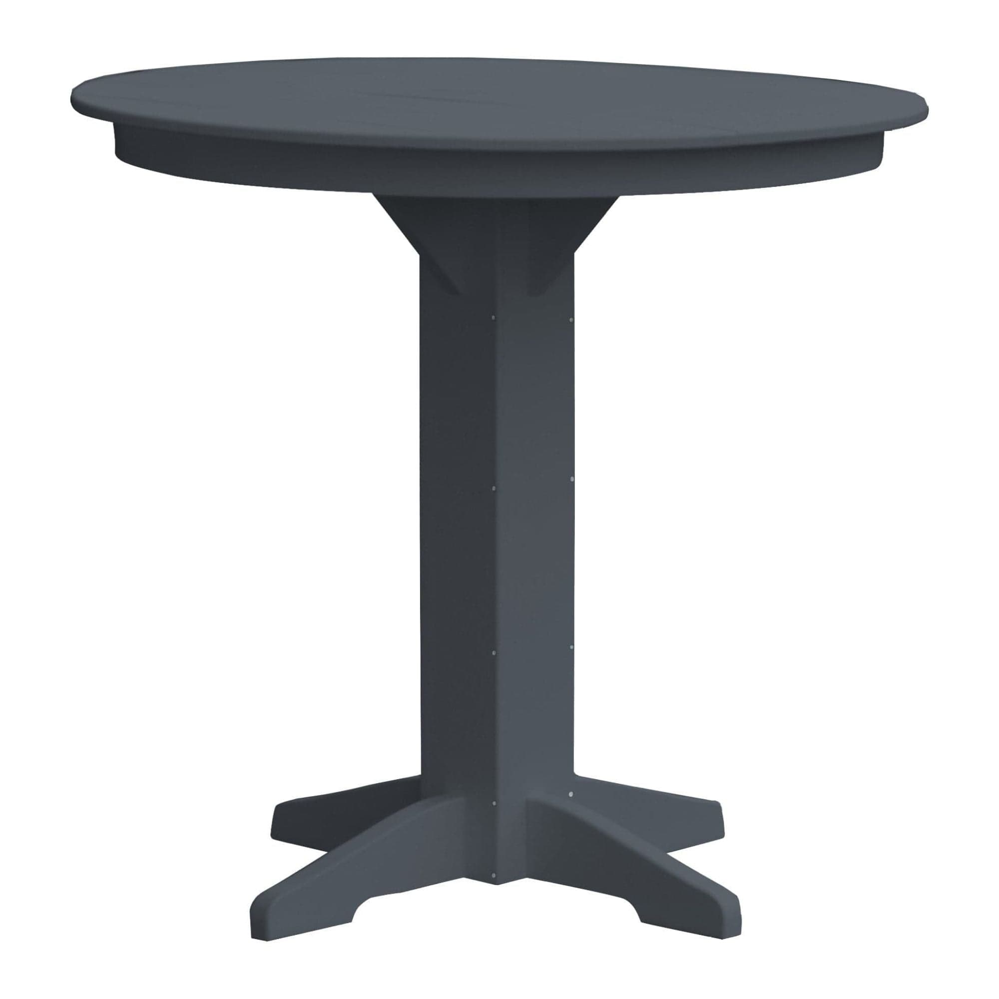 Keystone Amish Co. Poly Composite Round Outdoor Bar Height Table