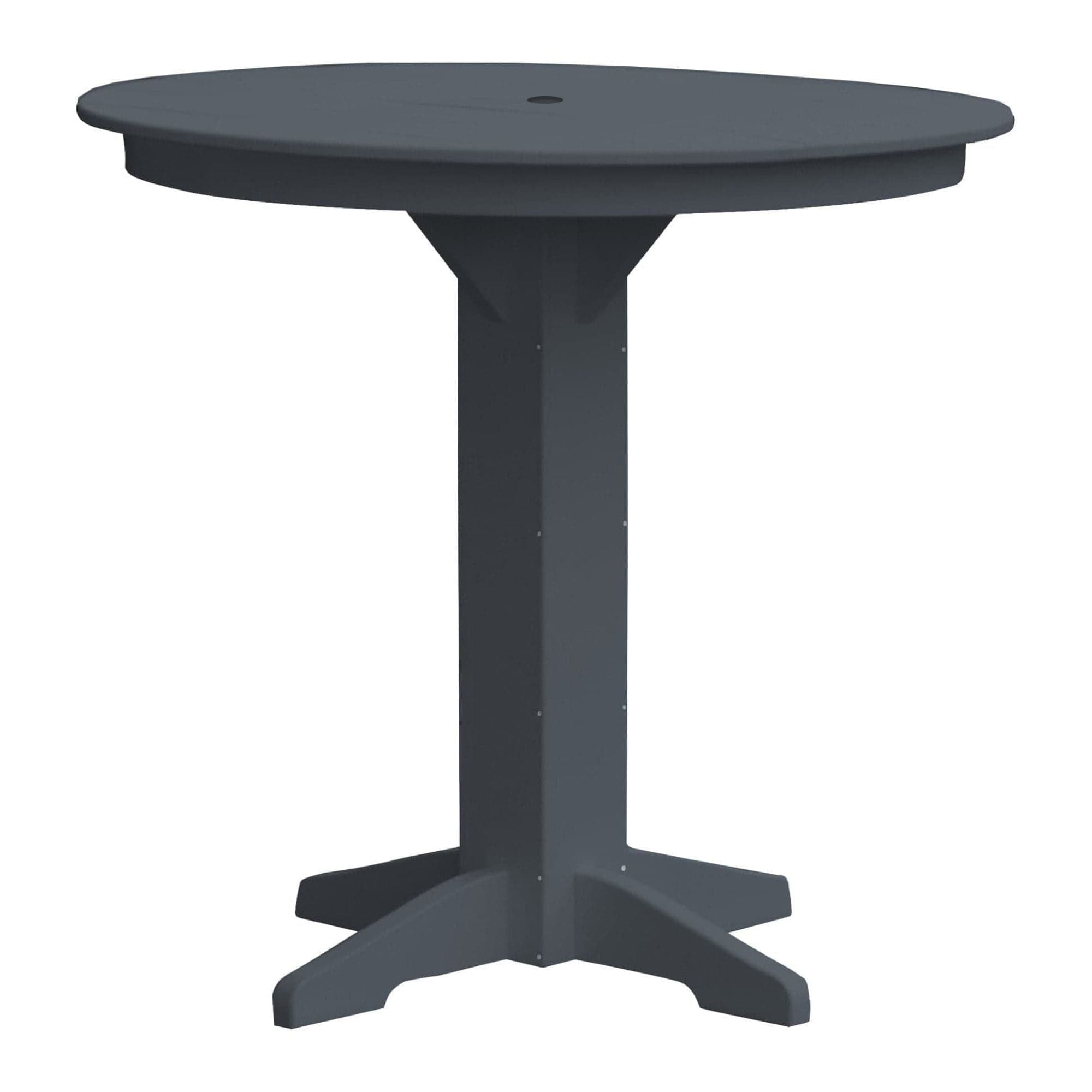 Keystone Amish Co. Poly Composite Round Outdoor Bar Height Table
