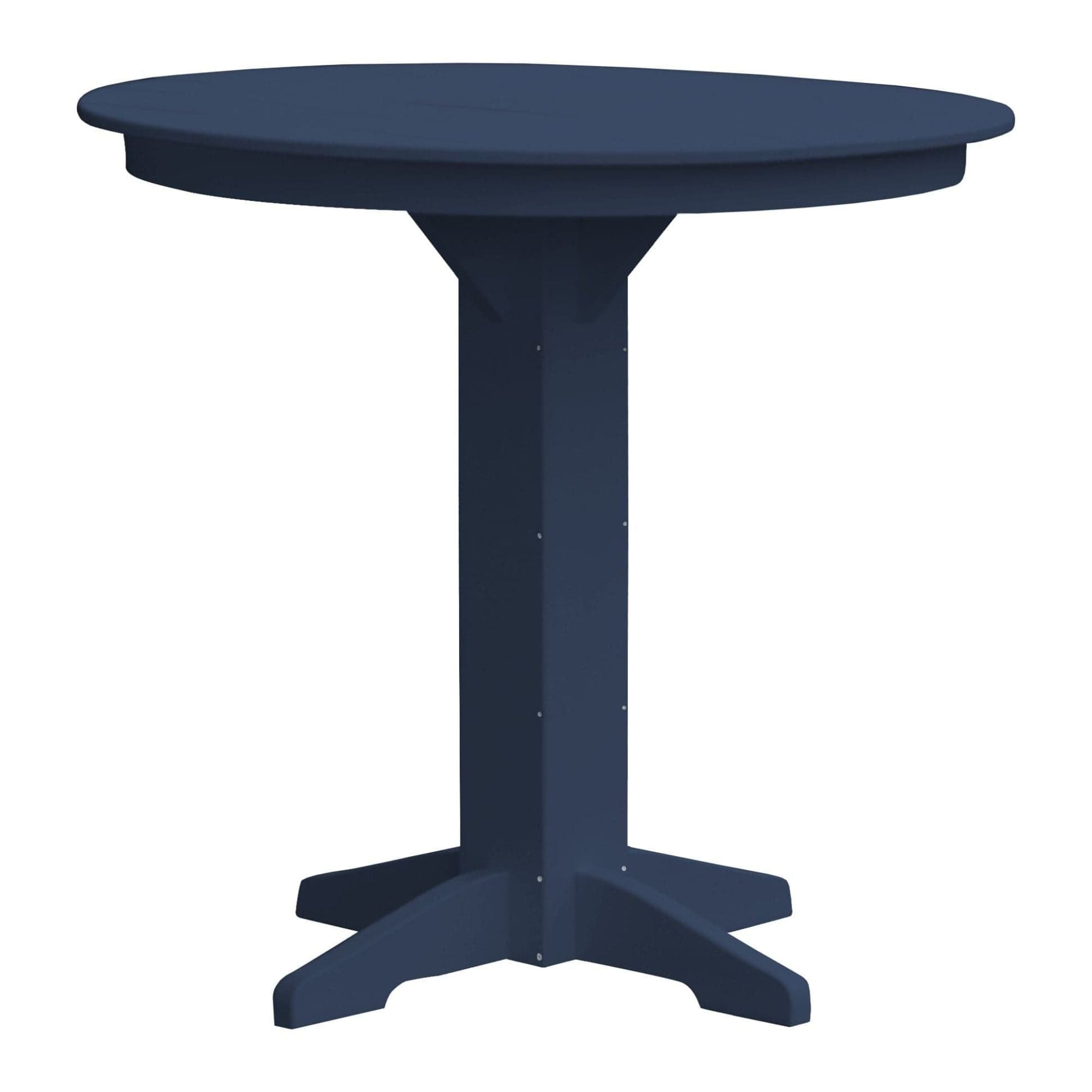 Keystone Amish Co. Poly Composite Round Outdoor Bar Height Table