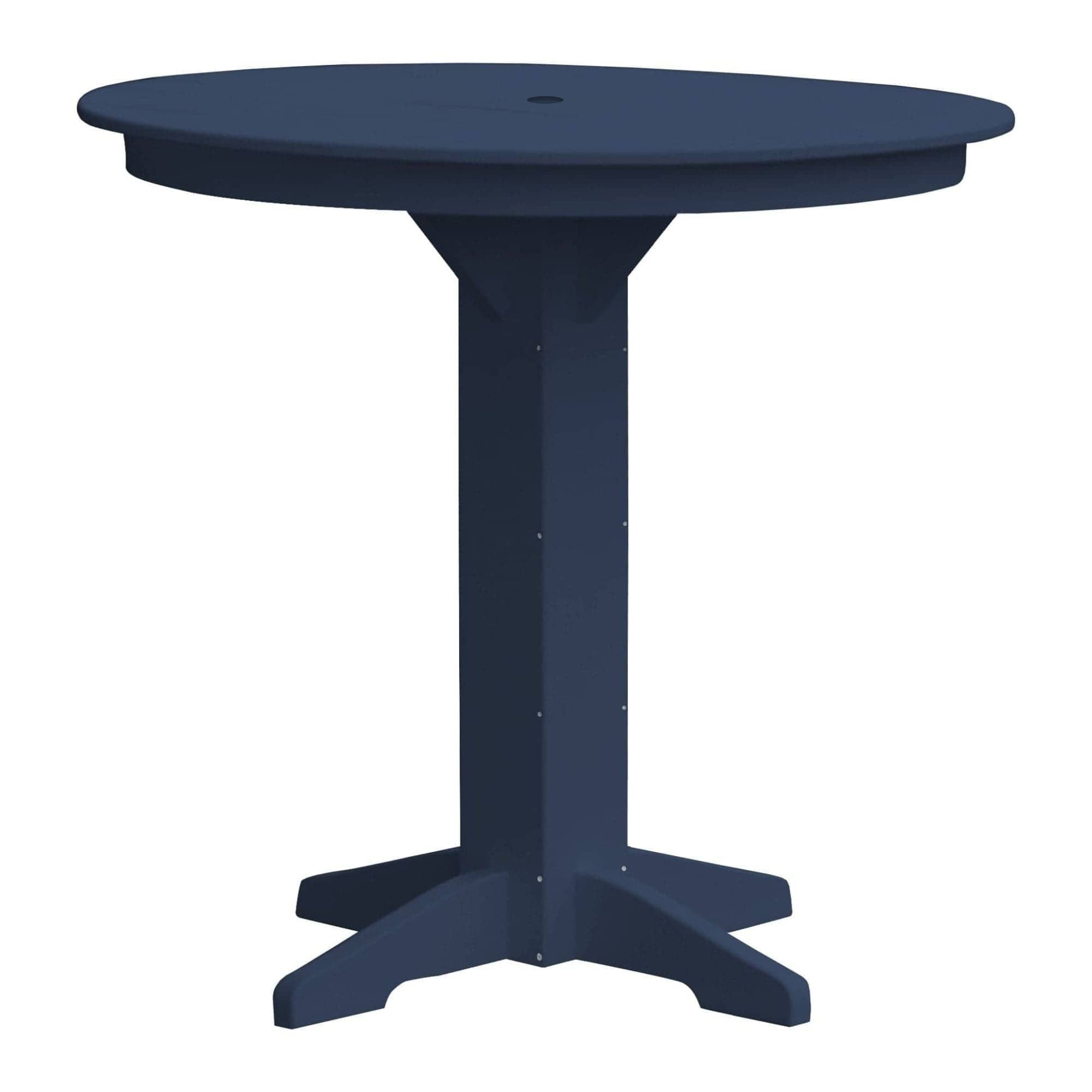 Keystone Amish Co. Poly Composite Round Outdoor Bar Height Table