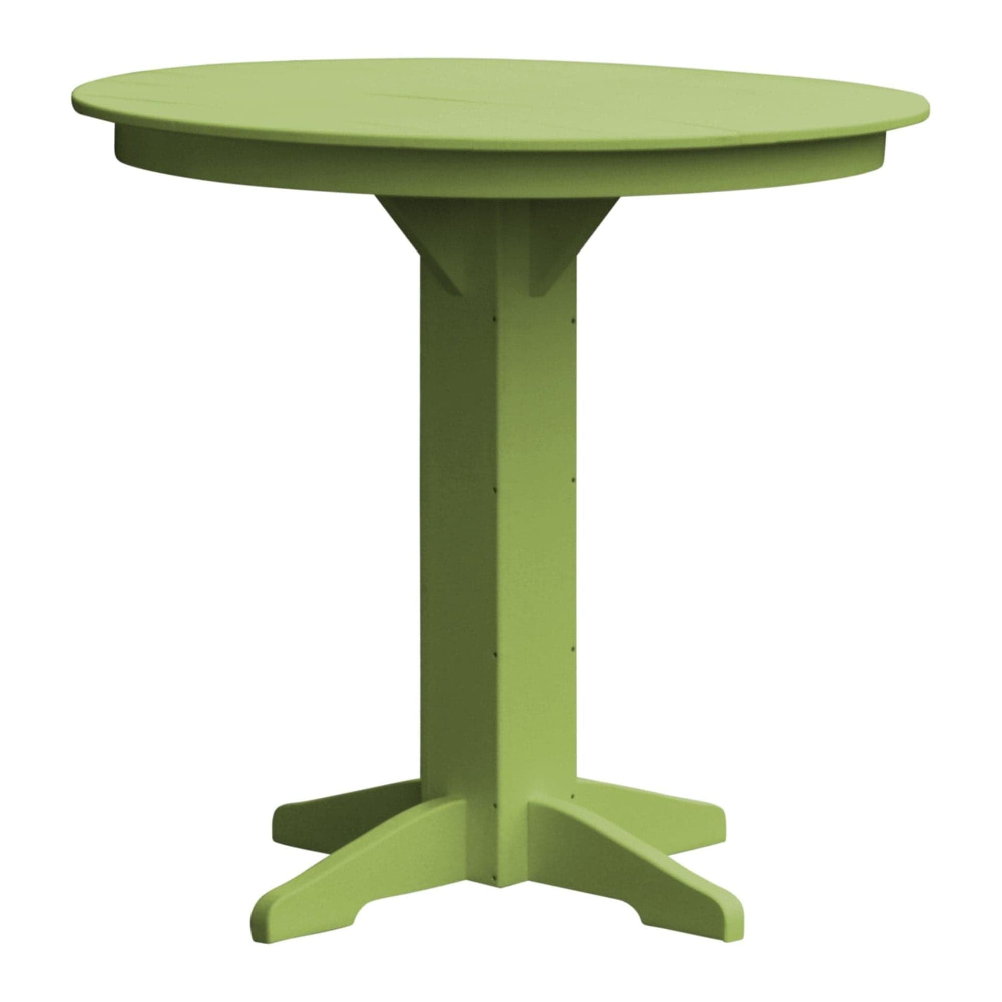 Keystone Amish Co. Poly Composite Round Outdoor Bar Height Table