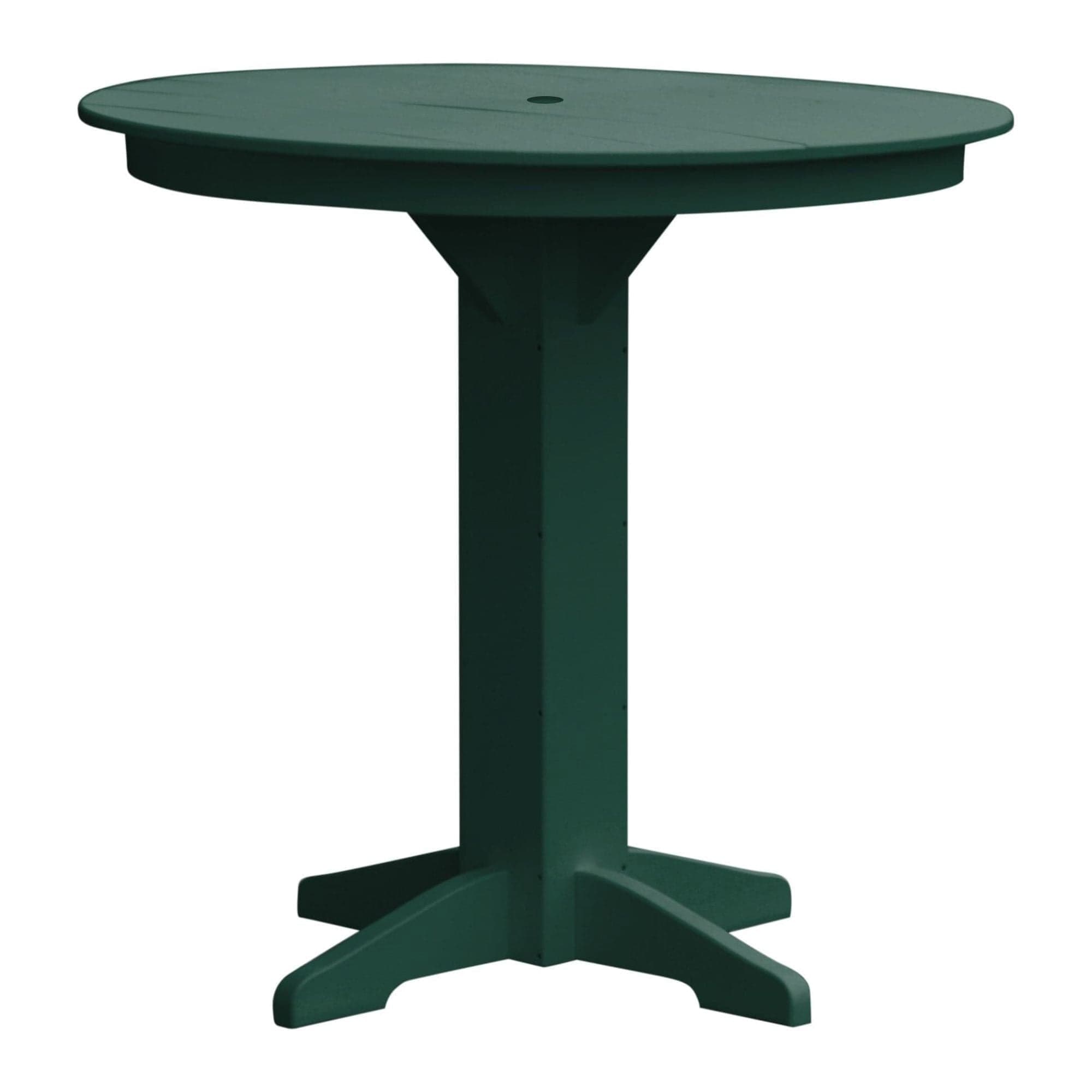 Keystone Amish Co. Poly Composite Round Outdoor Bar Height Table