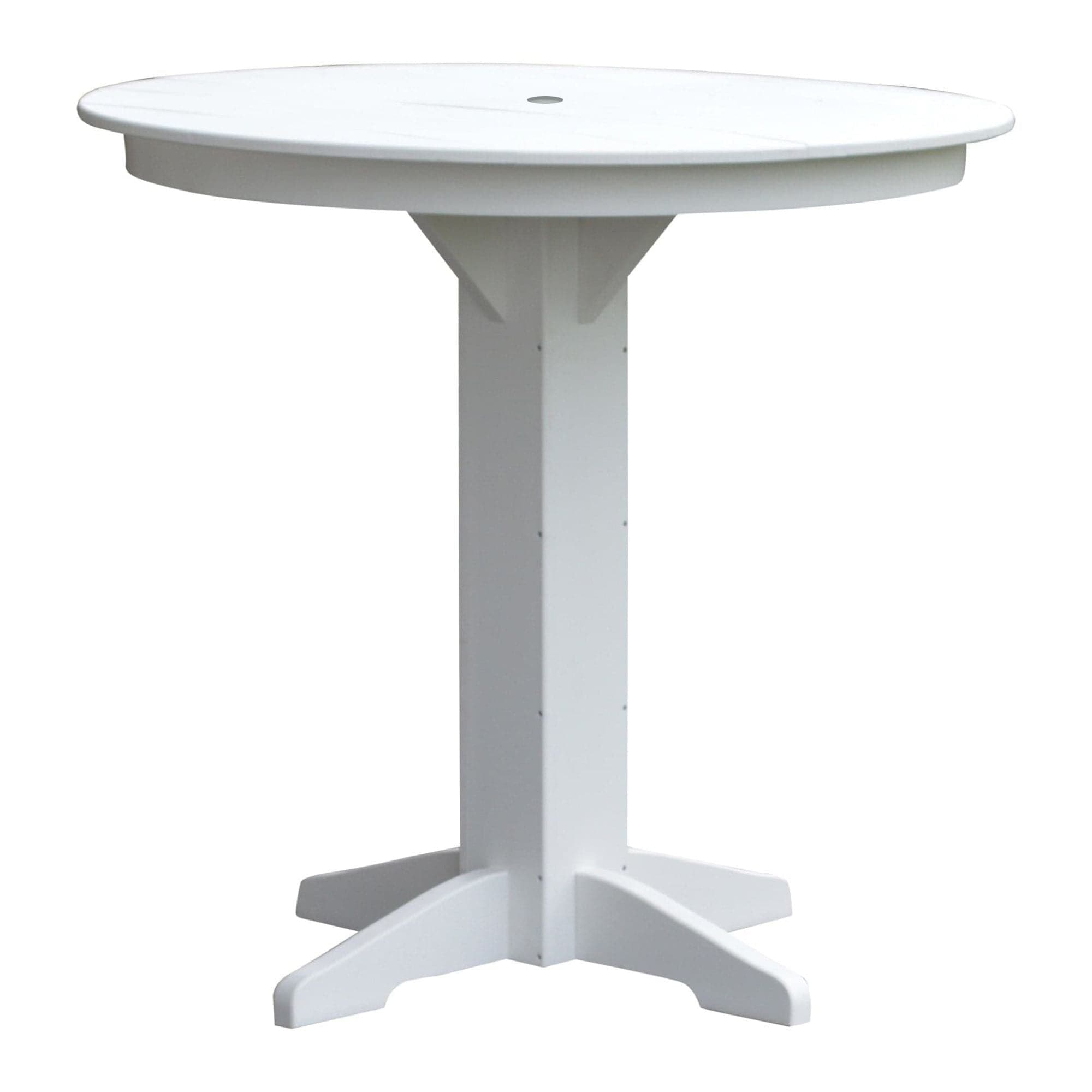 Keystone Amish Co. Poly Composite Round Outdoor Bar Height Table