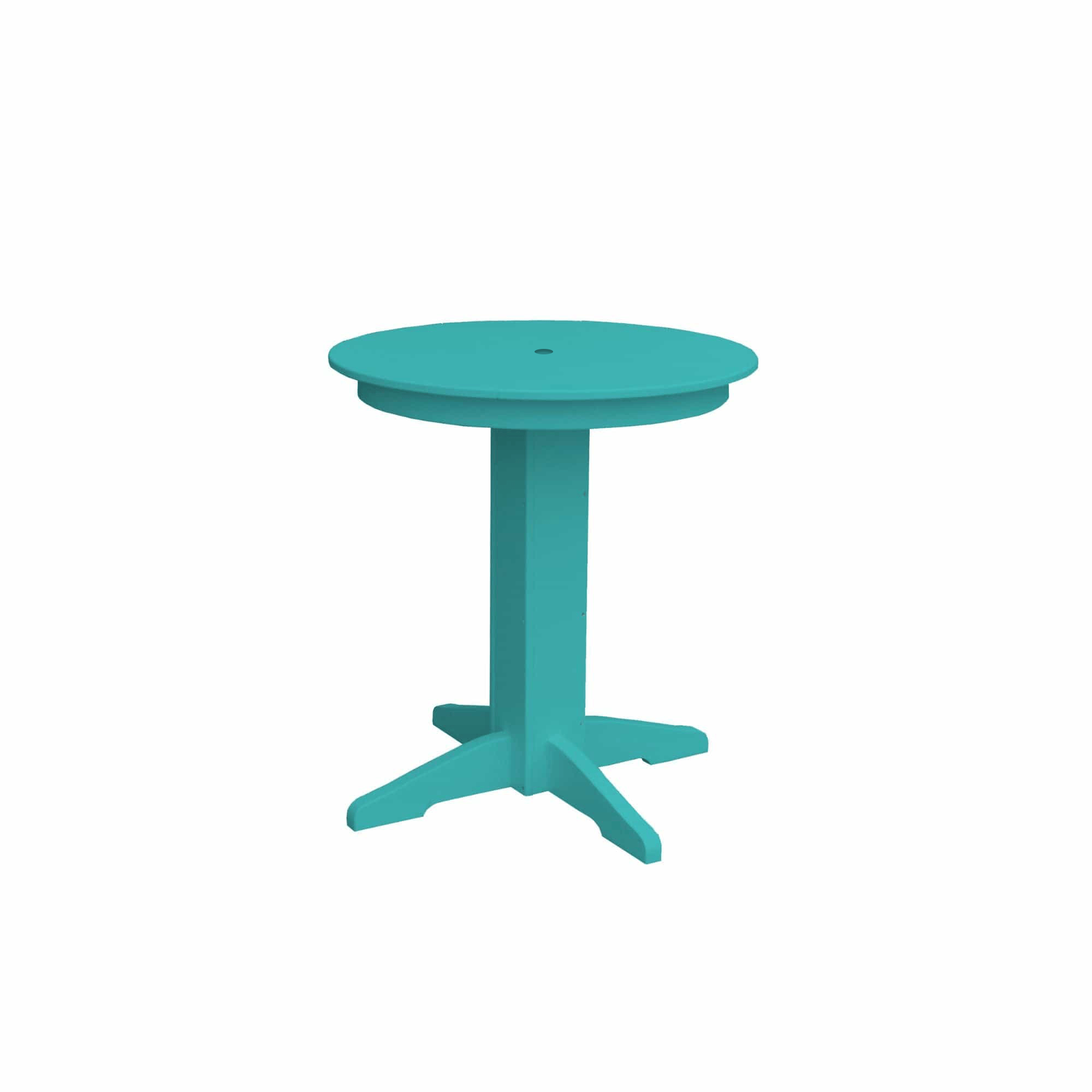 Keystone Amish Co. Round Poly Lumber Counter Height Table