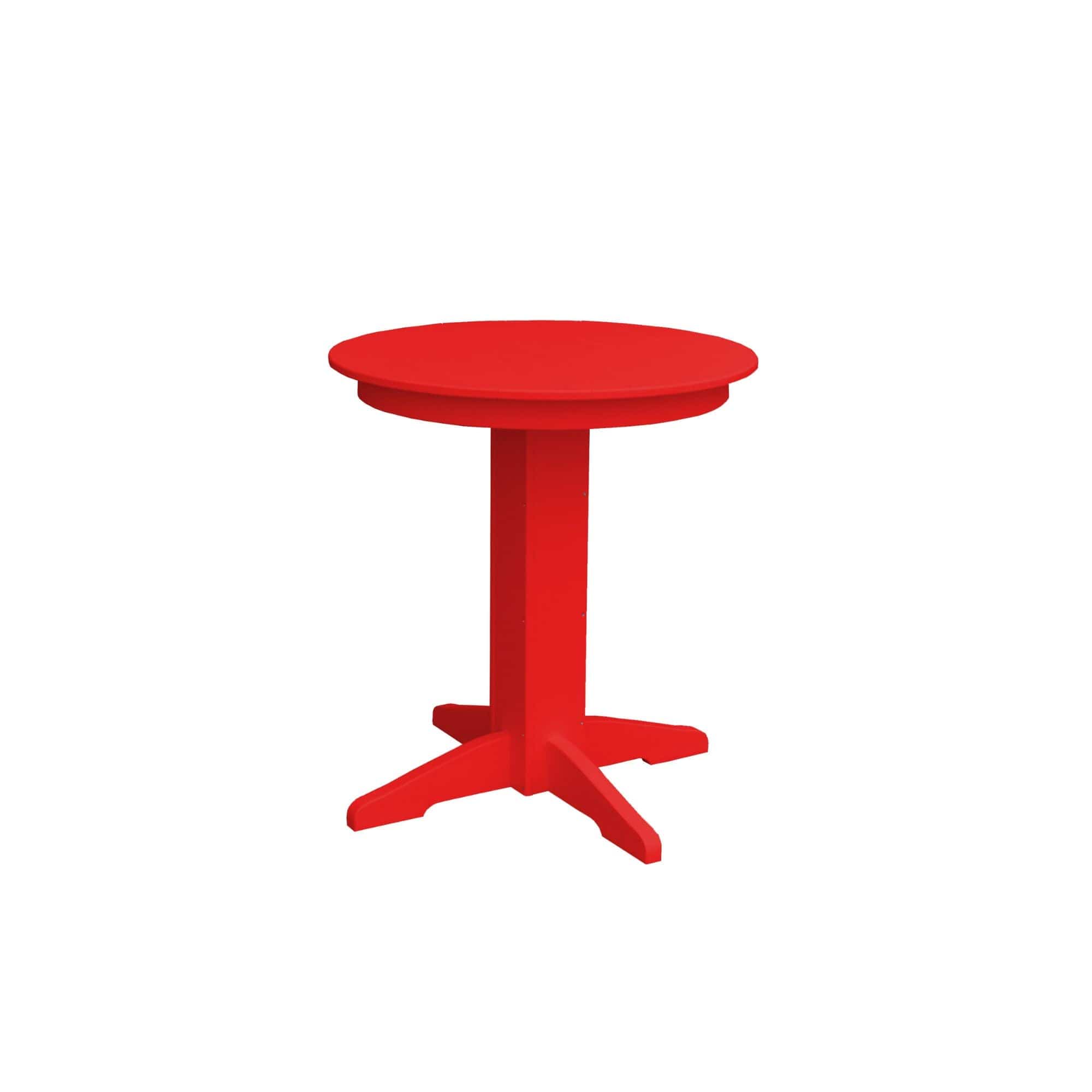 Keystone Amish Co. Round Poly Lumber Counter Height Table