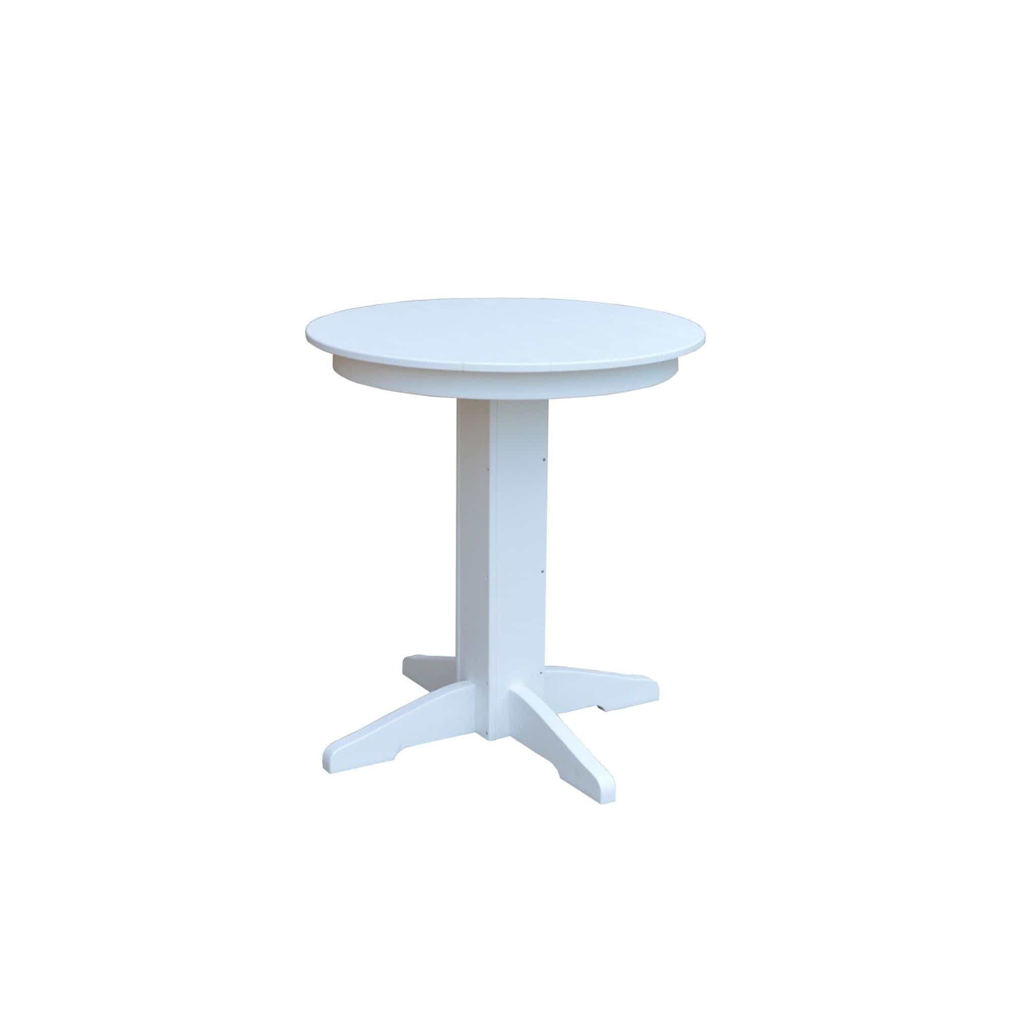 Keystone Amish Co. Round Poly Lumber Counter Height Table