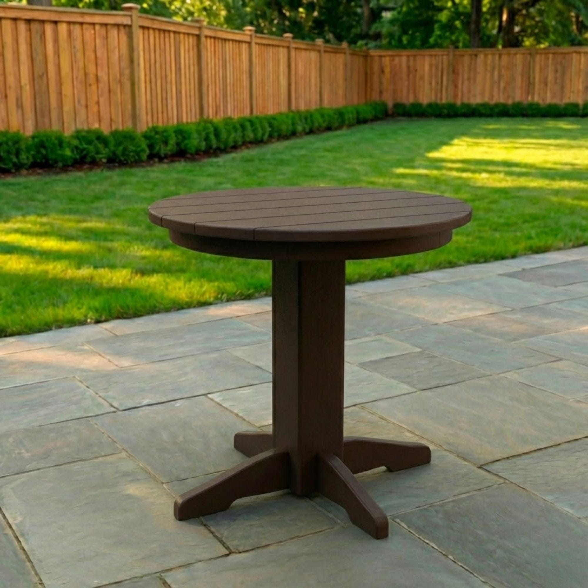 Keystone Amish Co. Poly Composite Round Outdoor Dining Table
