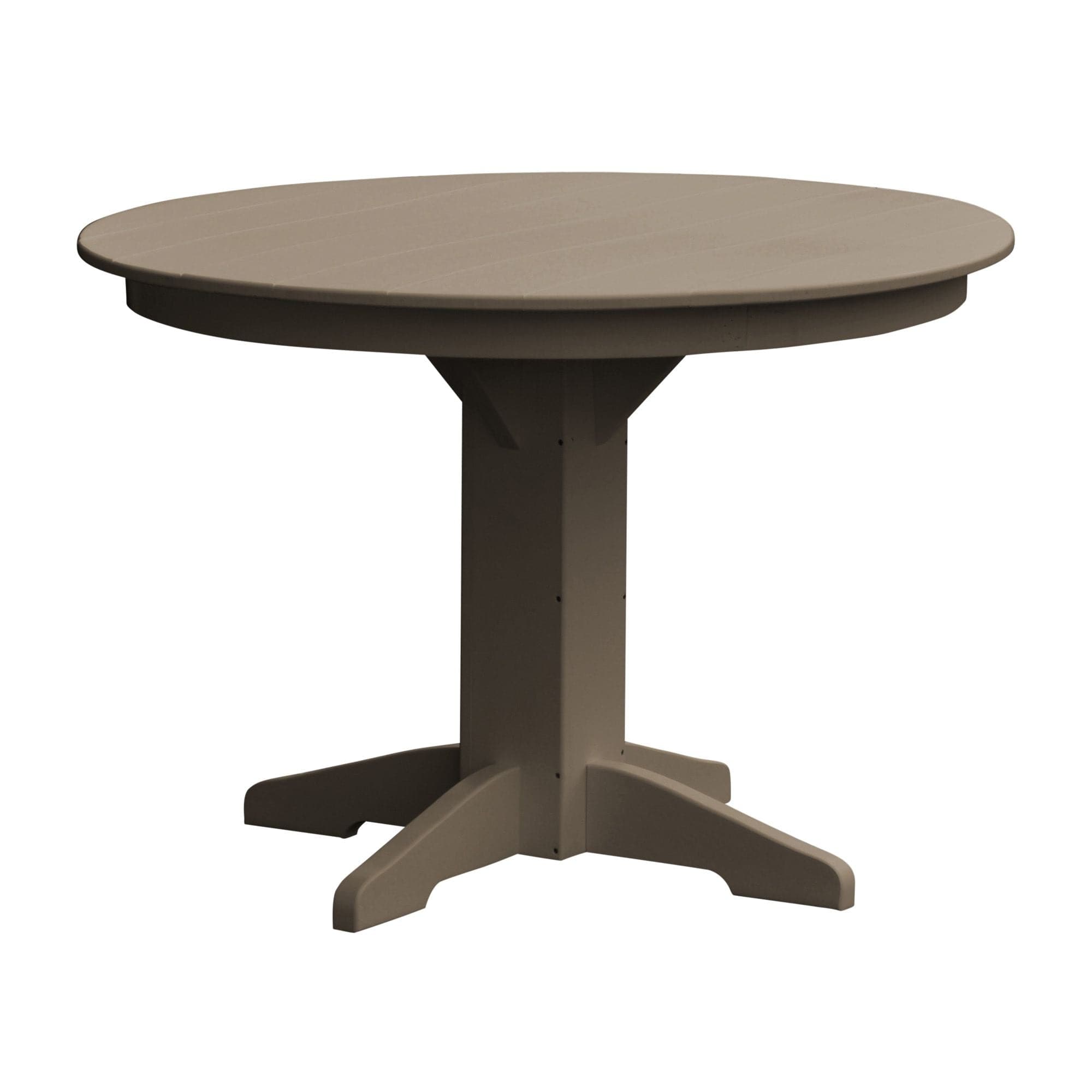 Keystone Amish Co. Poly Composite Round Outdoor Dining Table