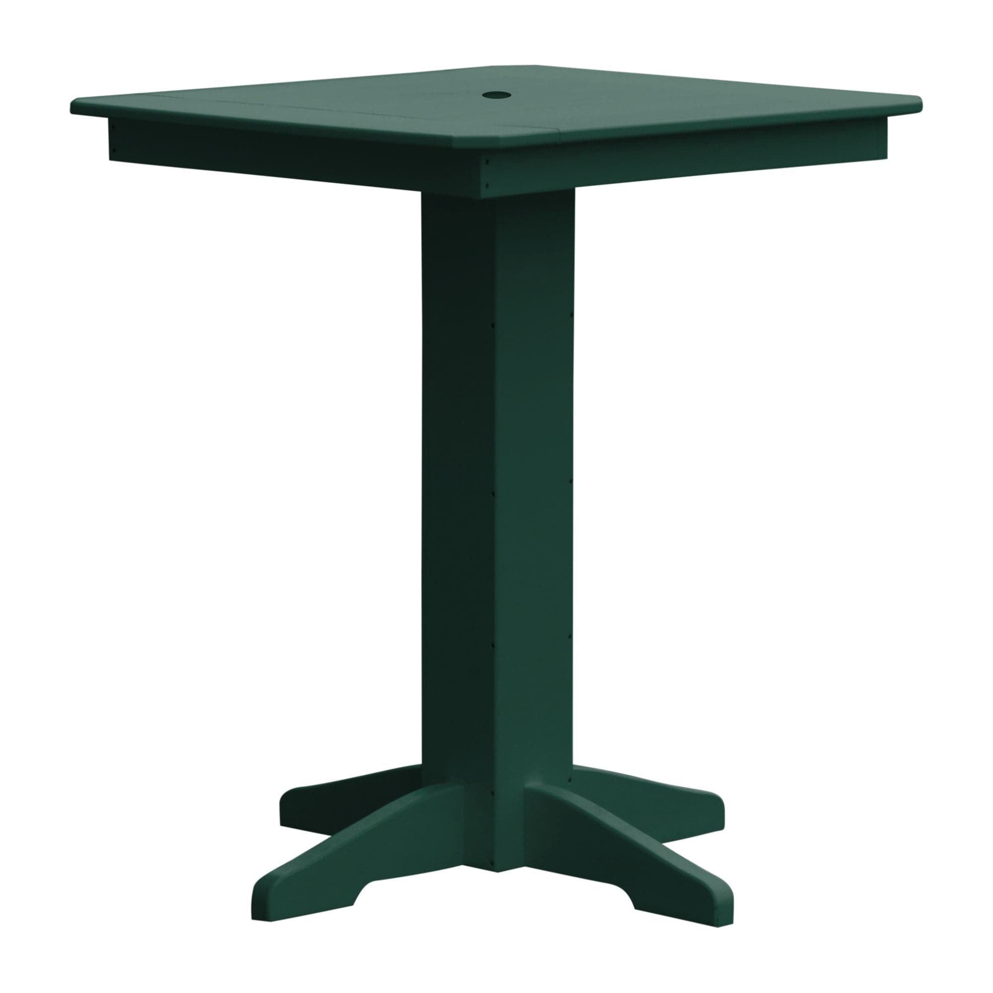 Keystone Amish Co. Square Poly Outdoor Bar Height Table
