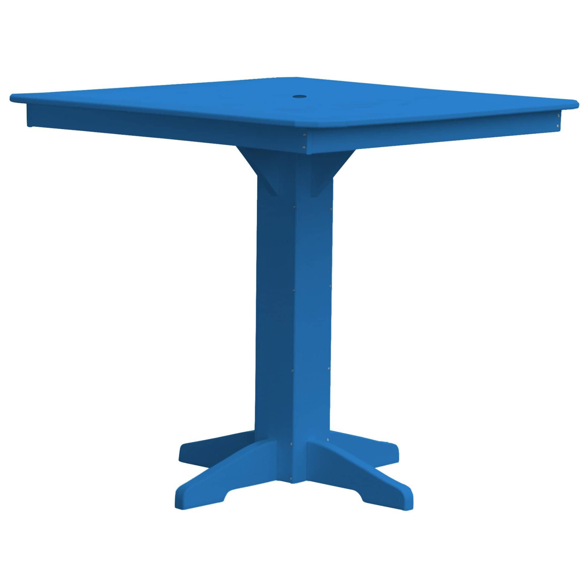 Keystone Amish Co. Square Poly Outdoor Bar Height Table