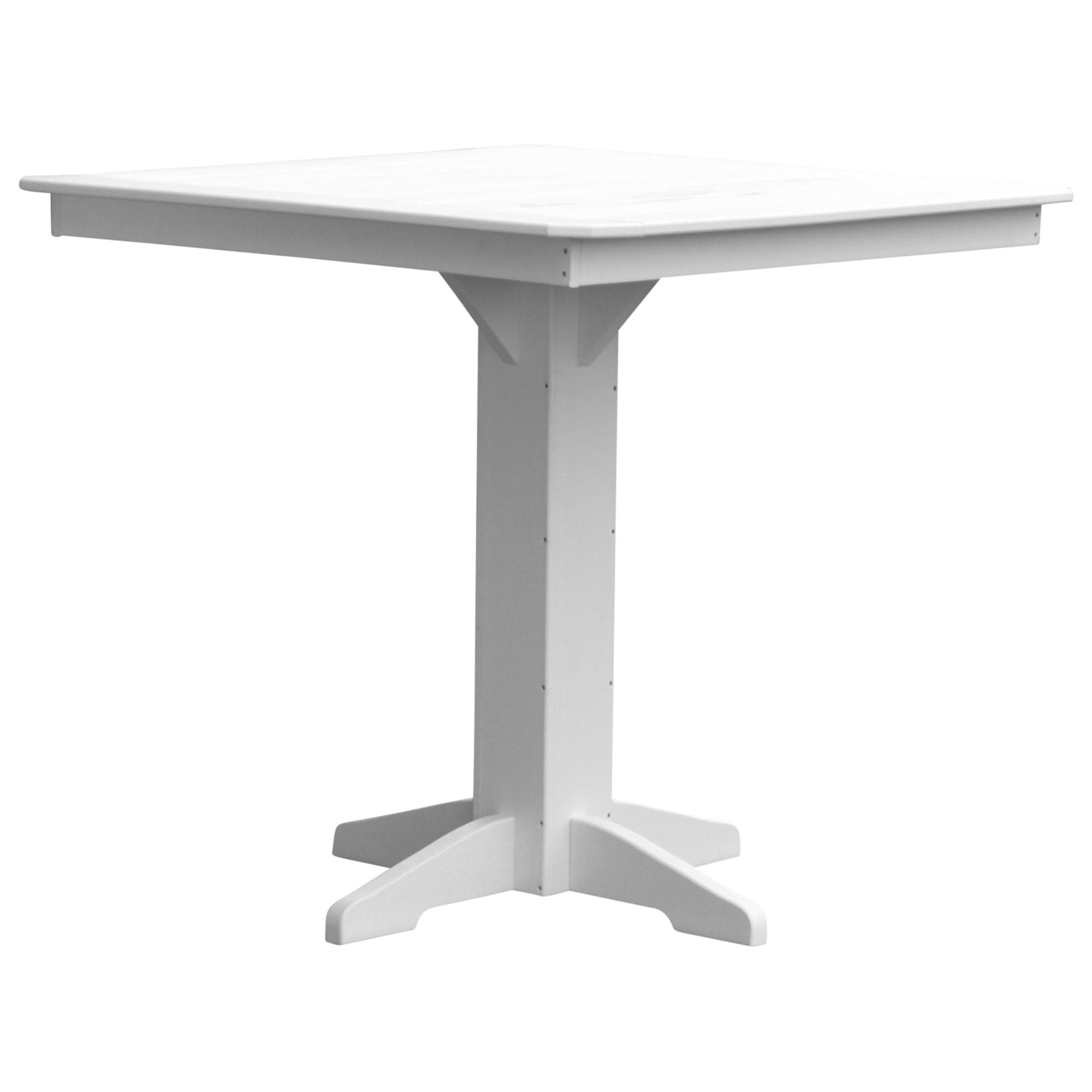 Keystone Amish Co. Square Poly Outdoor Bar Height Table