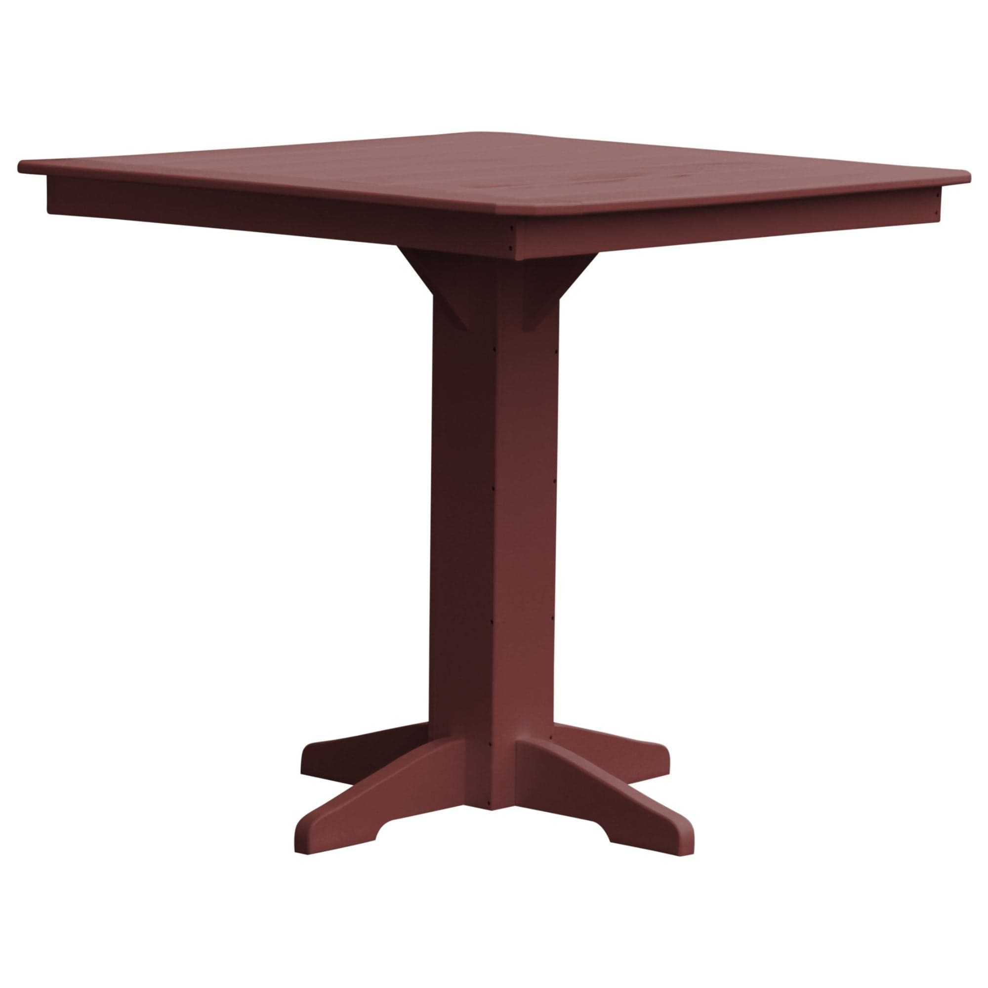Keystone Amish Co. Square Poly Outdoor Bar Height Table
