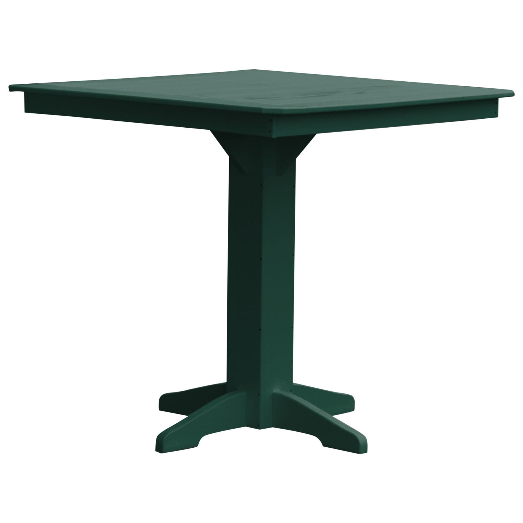 Keystone Amish Co. Square Poly Outdoor Bar Height Table