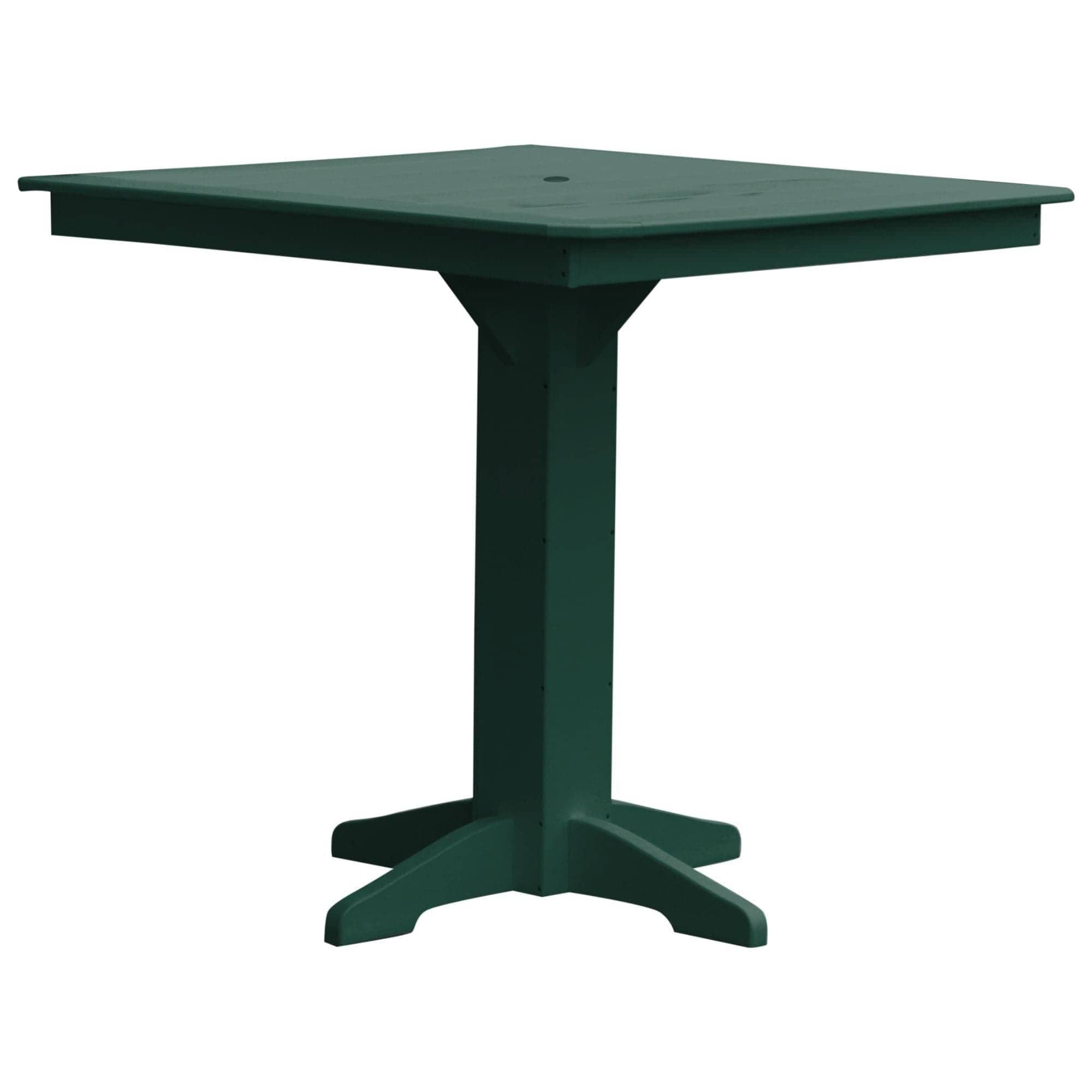 Keystone Amish Co. Square Poly Outdoor Bar Height Table