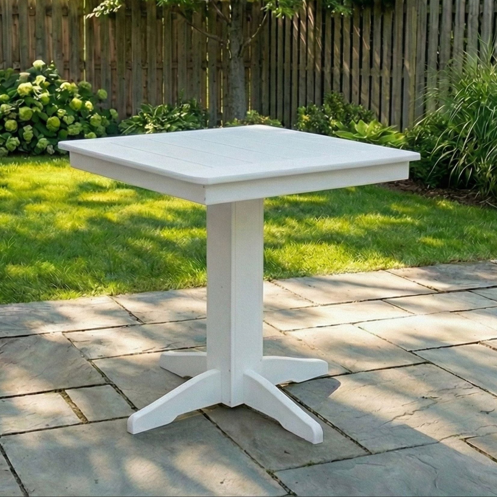 Keystone Amish Co. Square Poly Outdoor Counter Height Table