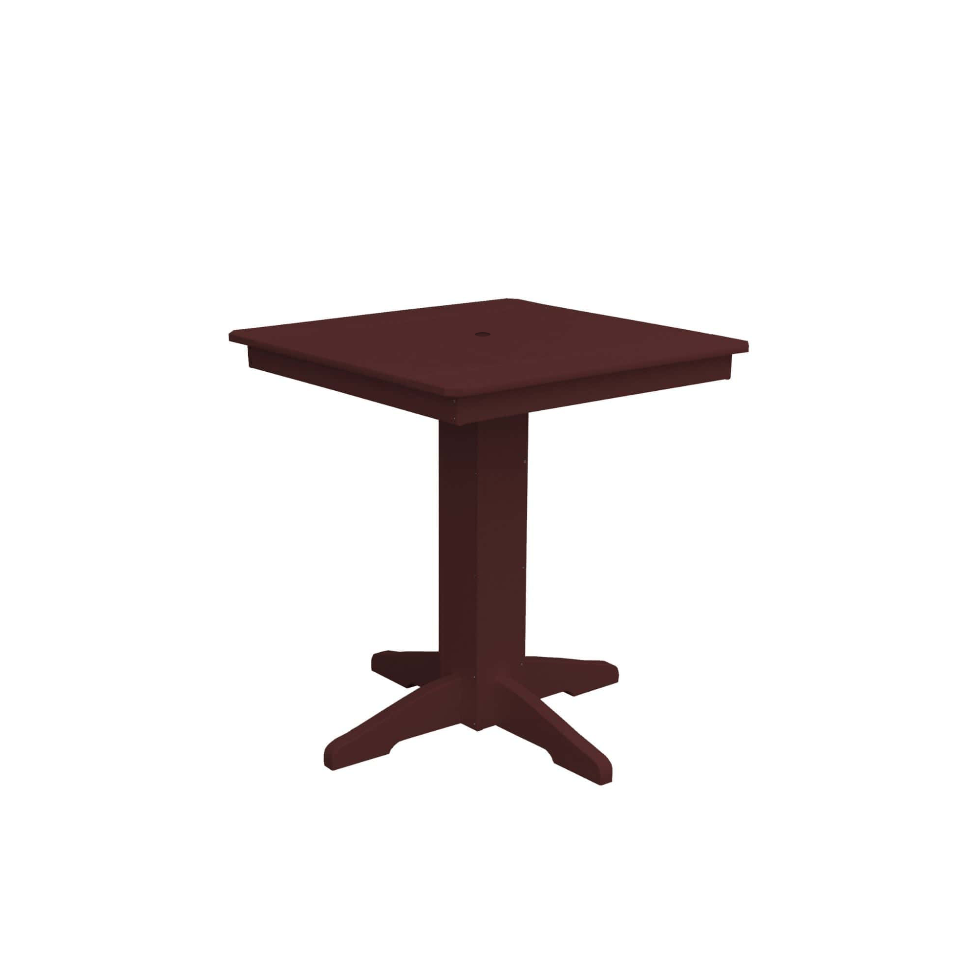 Keystone Amish Co. Square Poly Outdoor Counter Height Table