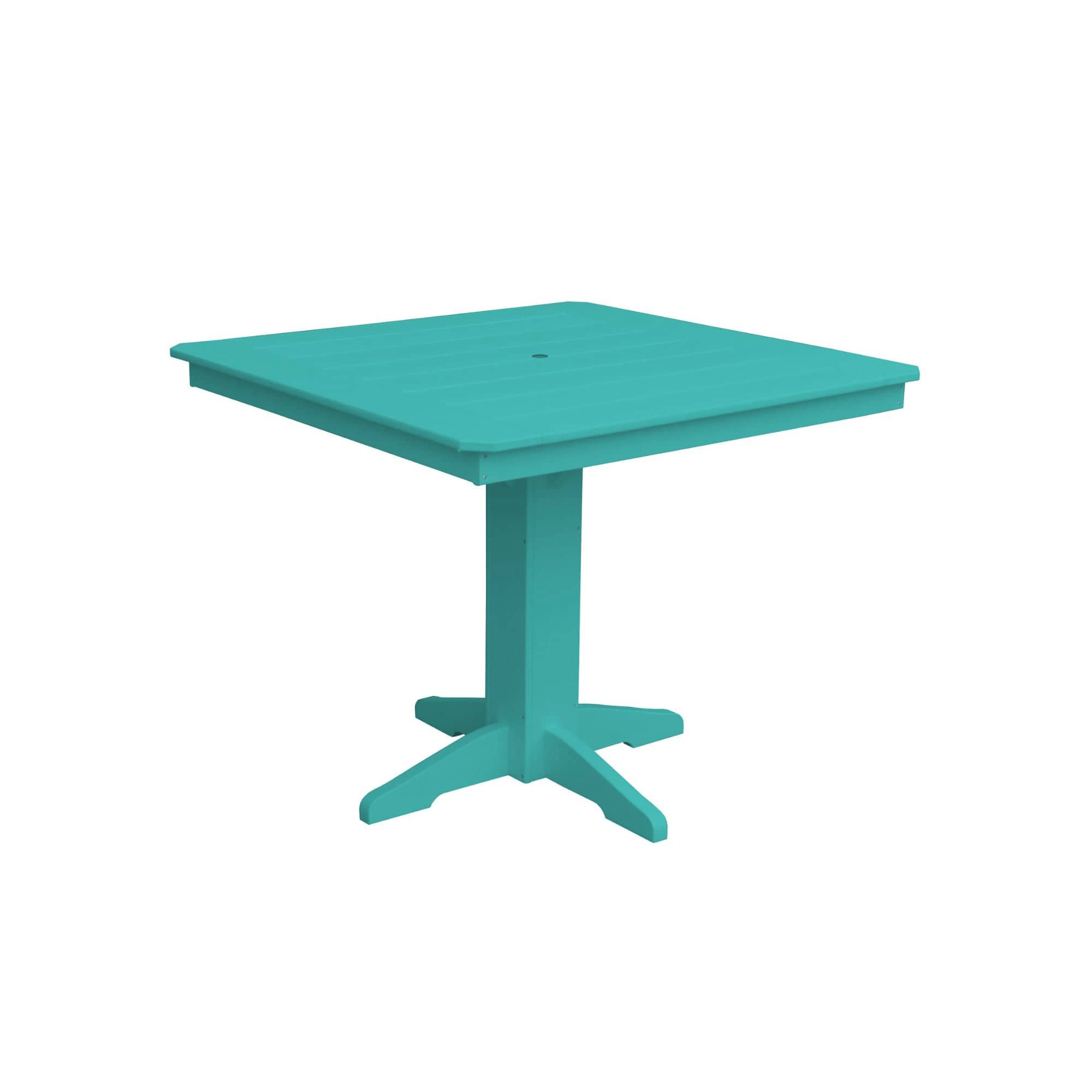 Keystone Amish Co. Square Poly Outdoor Counter Height Table