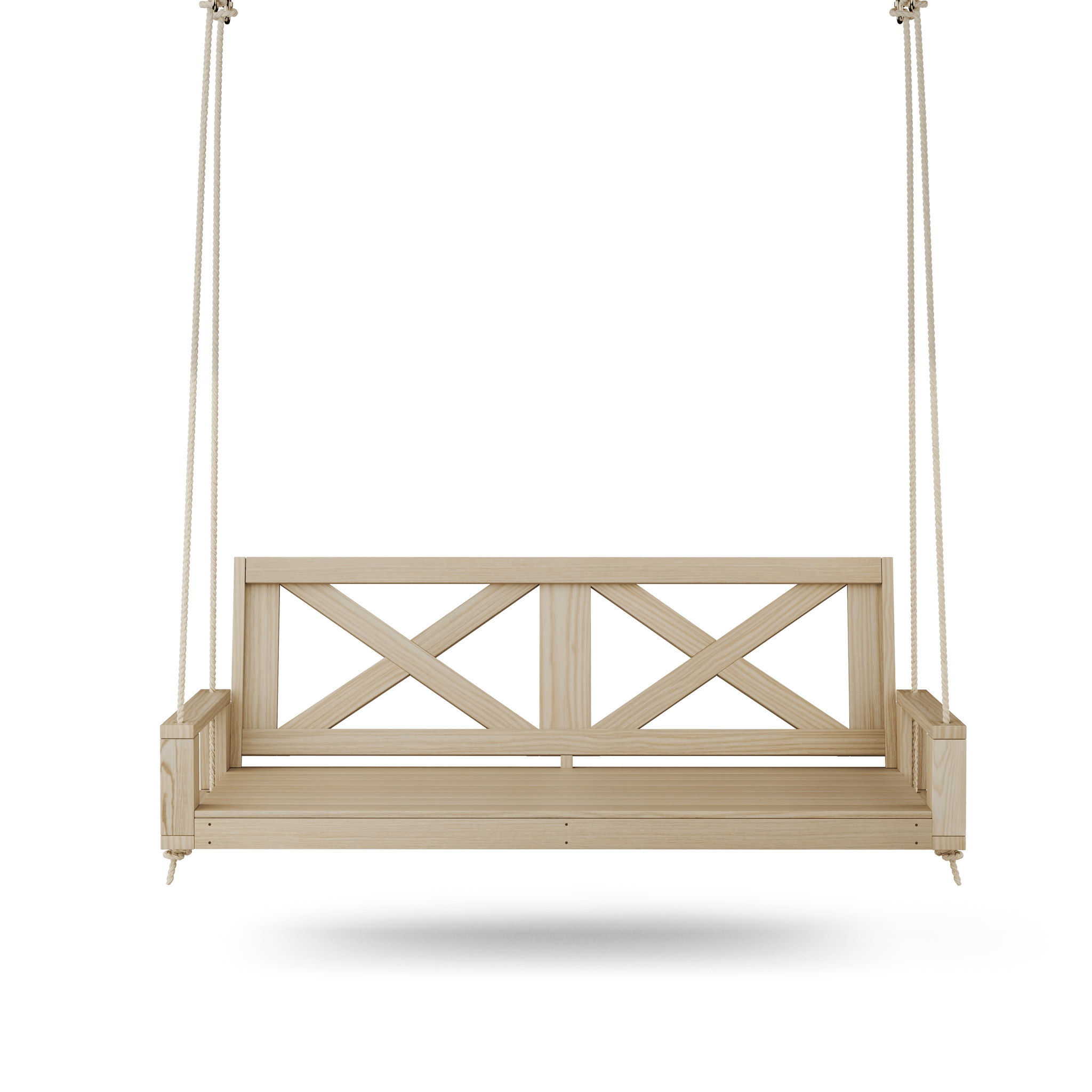 Amish Casual Malvern 4 Foot Porch Swing Bed, Unfinished