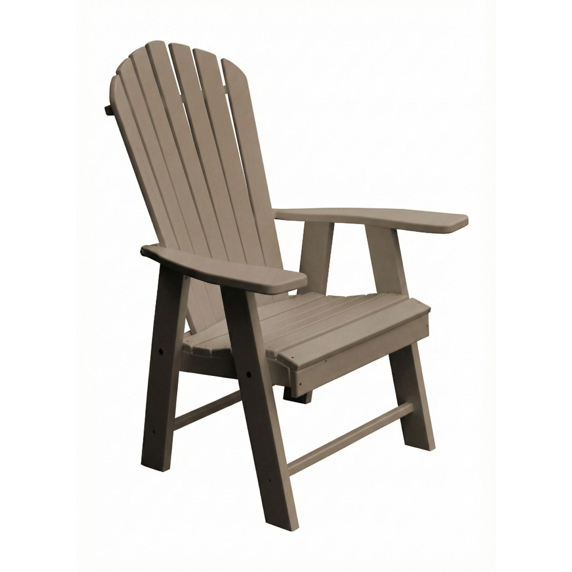 Keystone Amish Co. Poly Lumber Upright Adirondack Arm Chair